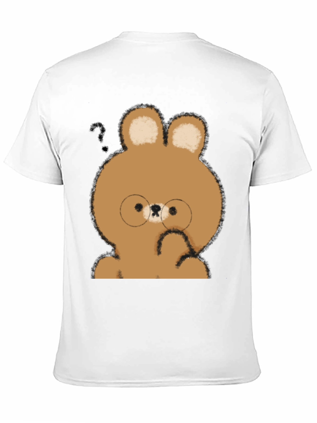 Cute Cartoon Bear T-Shirt - Unisex Soft Cotton Tee