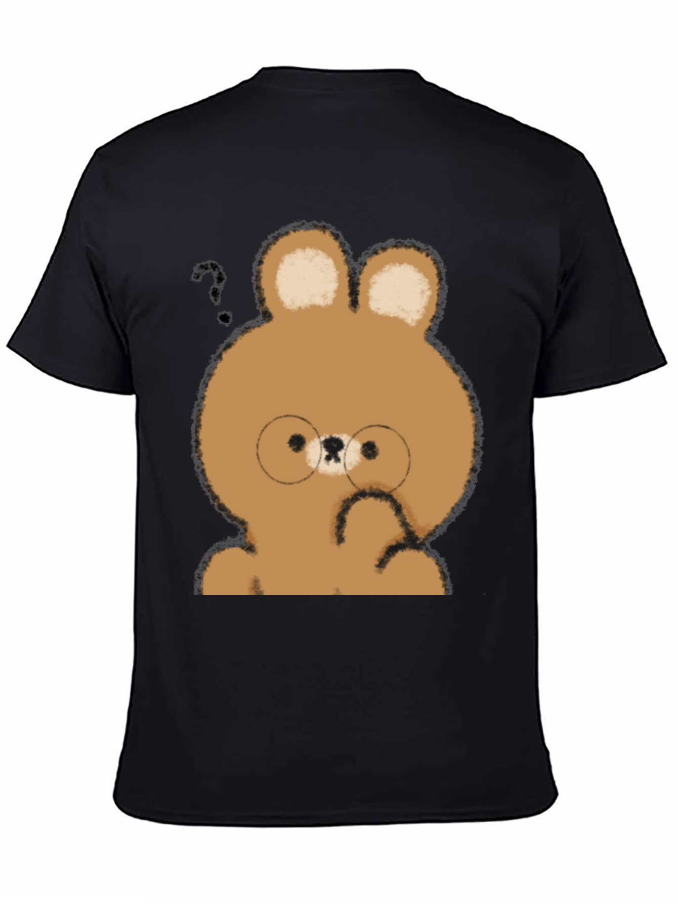 Cute Cartoon Bear T-Shirt - Unisex Soft Cotton Tee