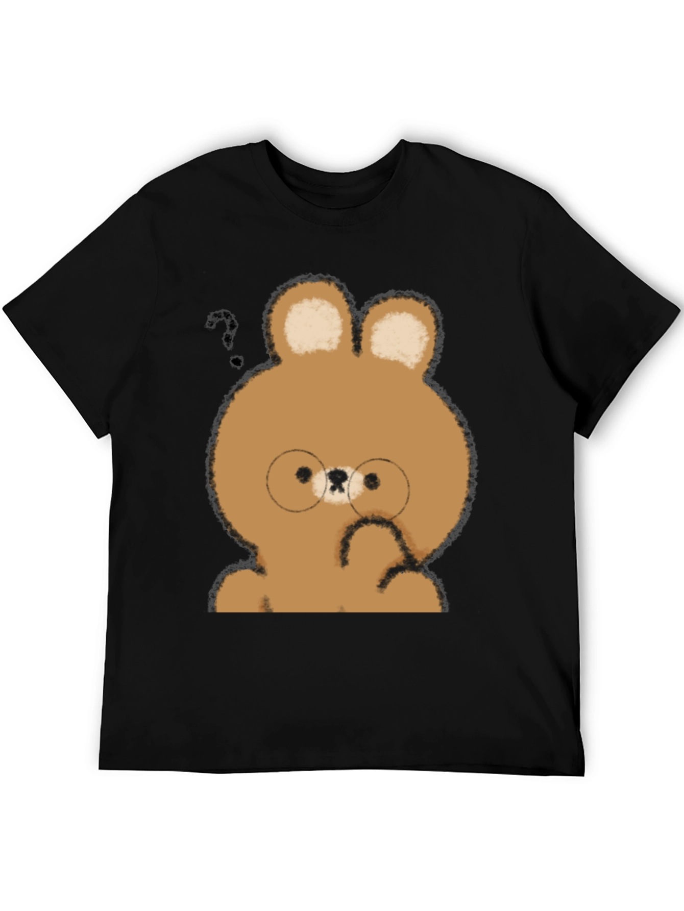 Cute Cartoon Bear T-Shirt - Unisex Soft Cotton Tee
