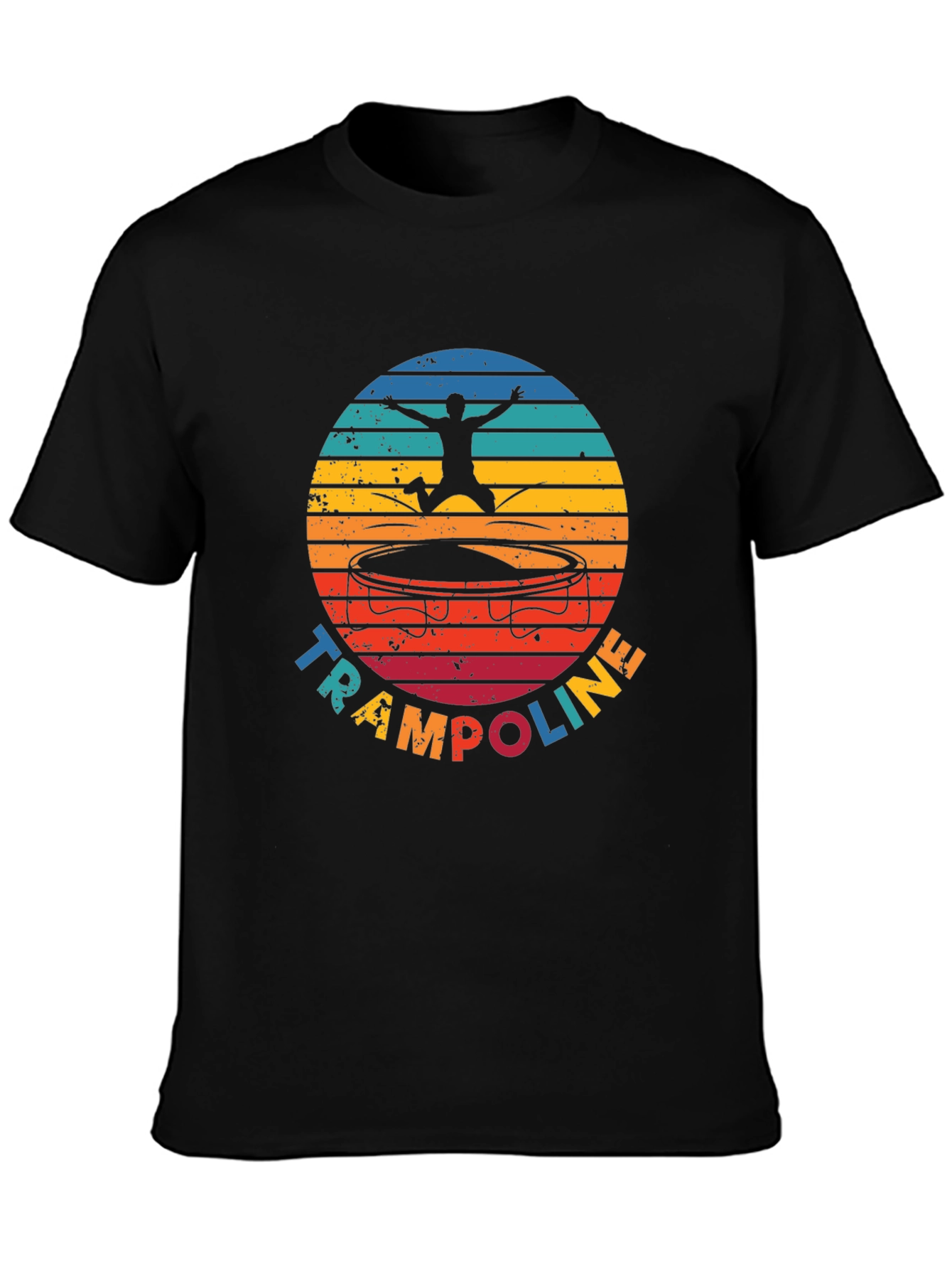 Retro Trampoline T-Shirt - Jumping Fun!