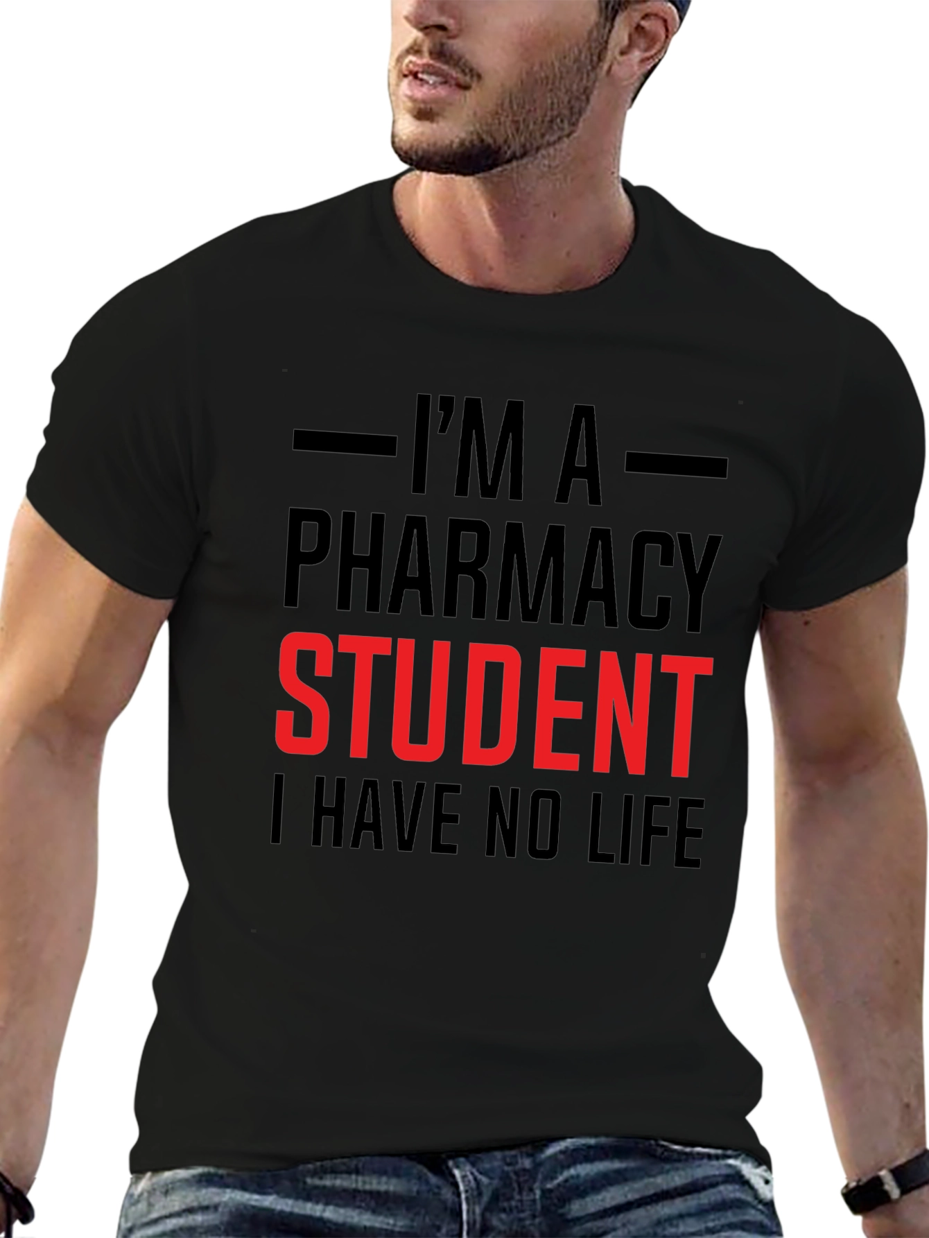Pharmacy Student T-Shirt - No Life Tee