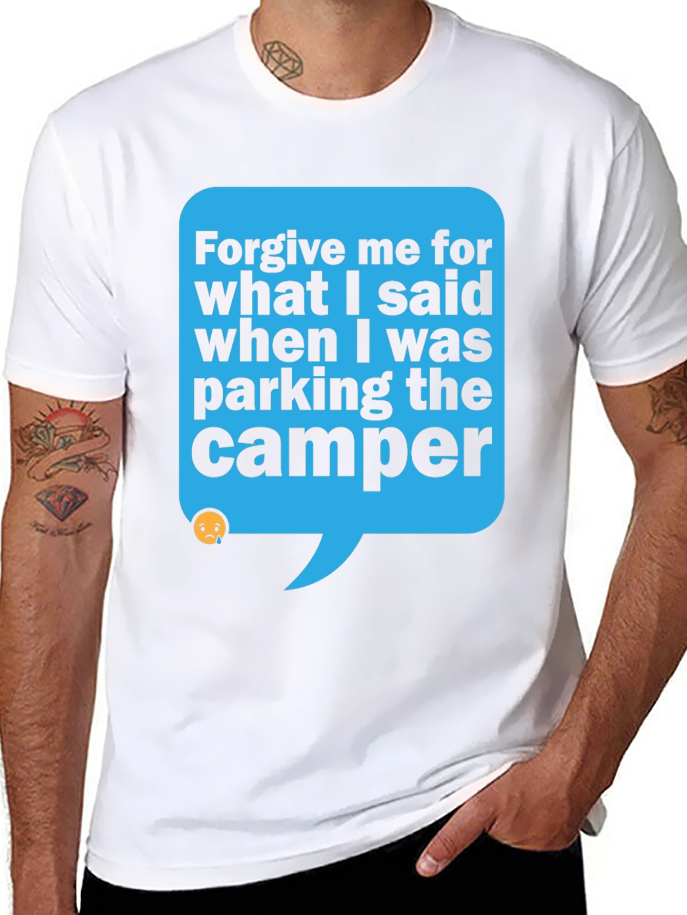 Funny Camper Parking Apology T-Shirt