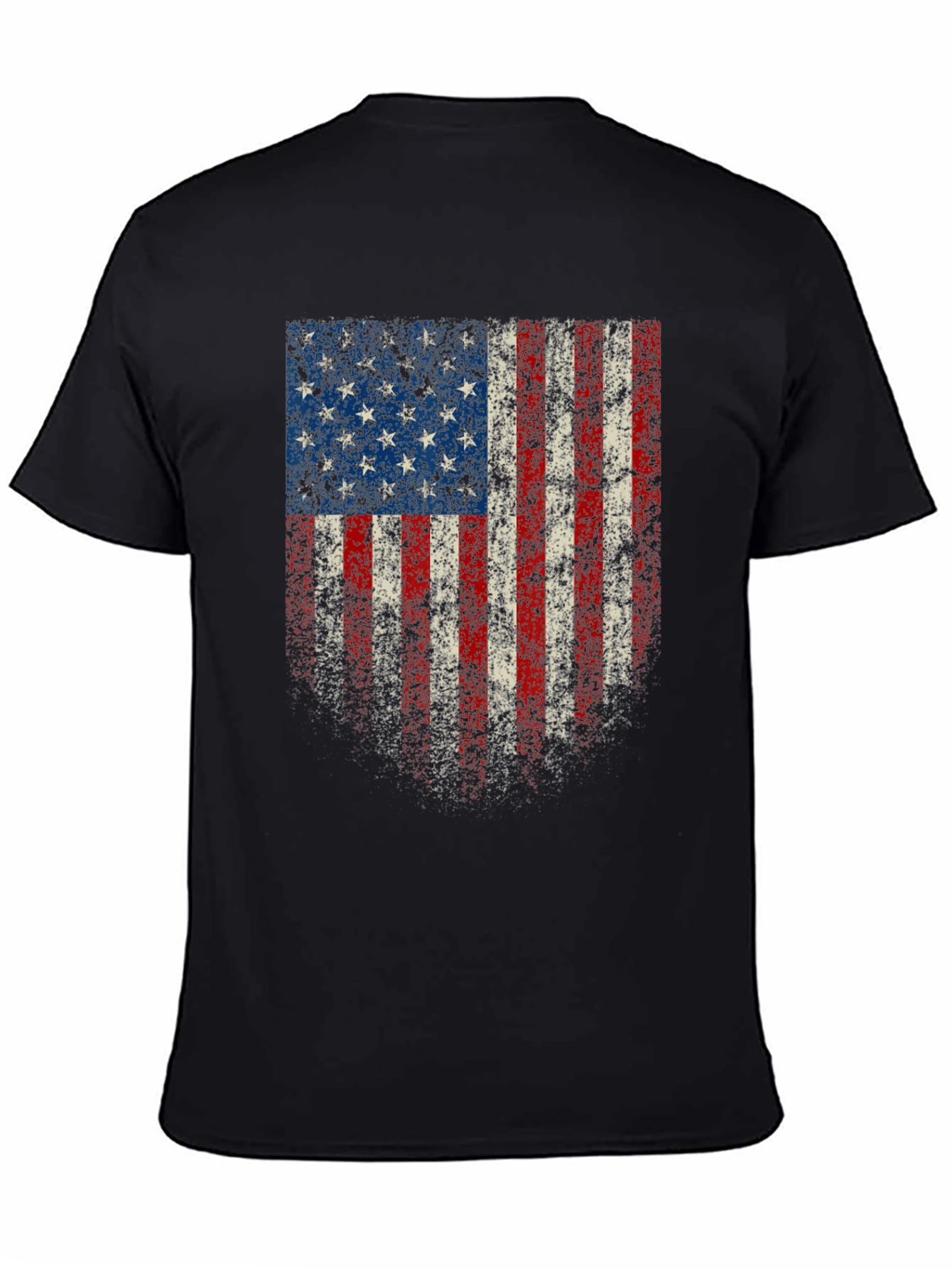USA Flag Distressed T-Shirt