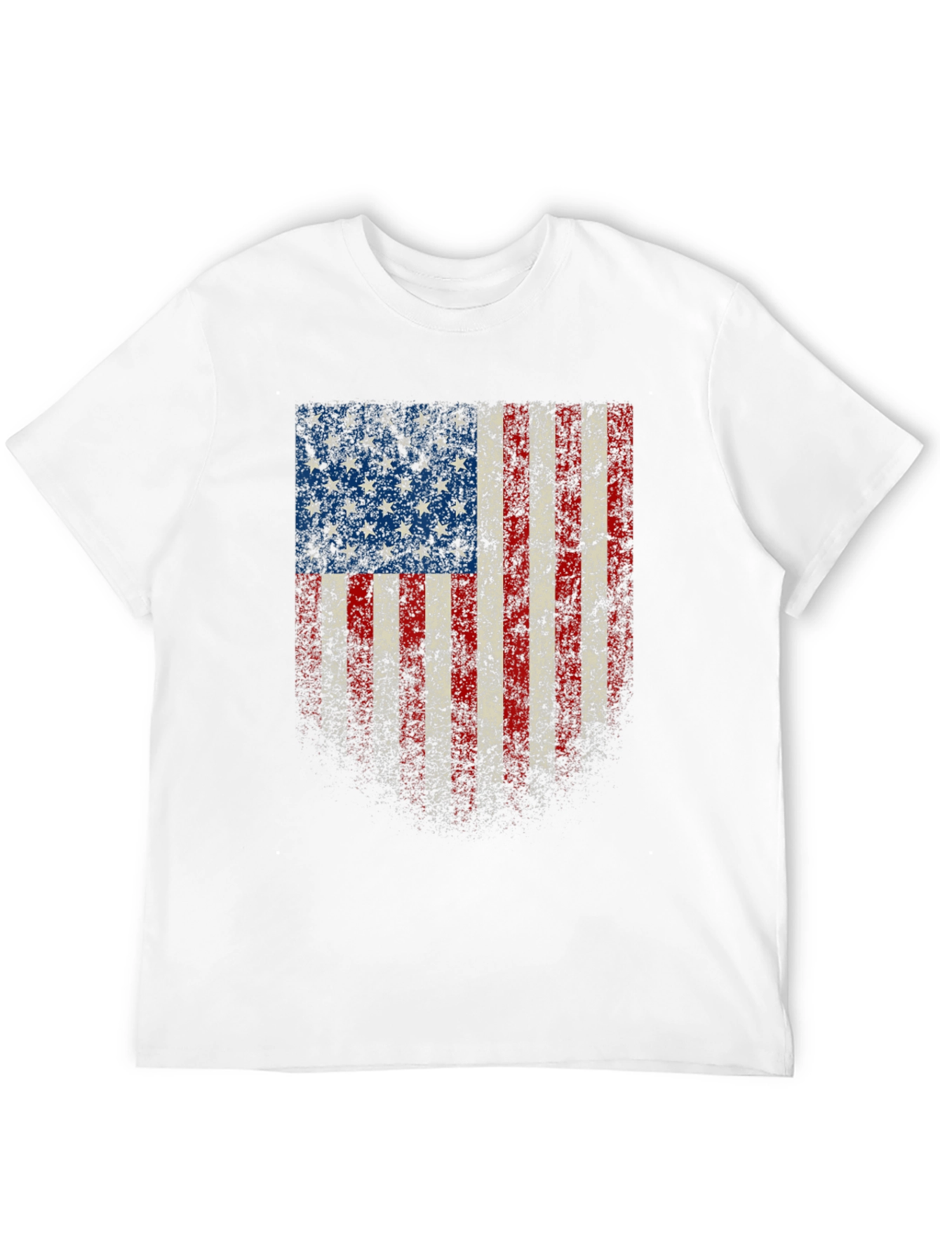 USA Flag Distressed T-Shirt
