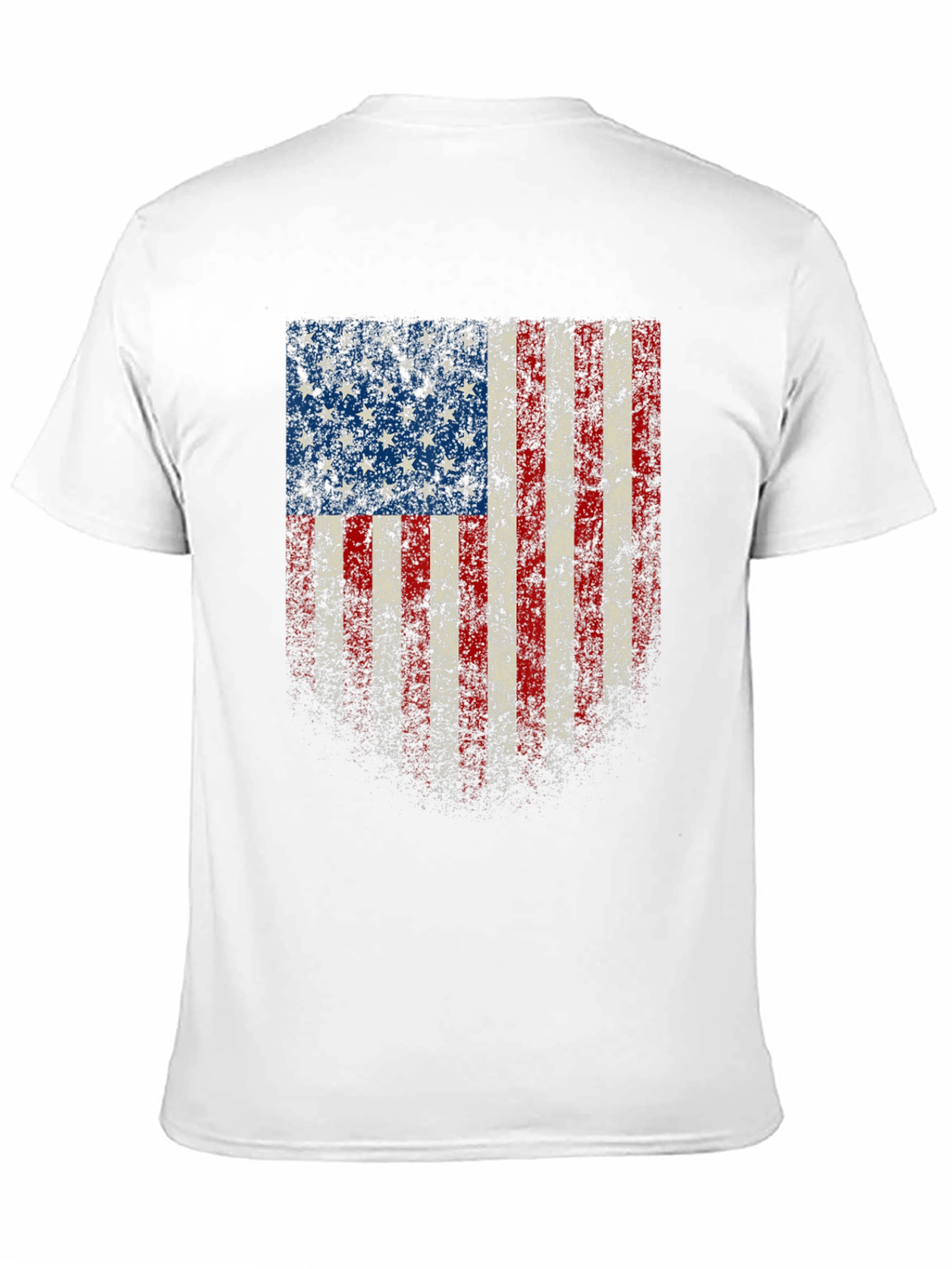 USA Flag Distressed T-Shirt