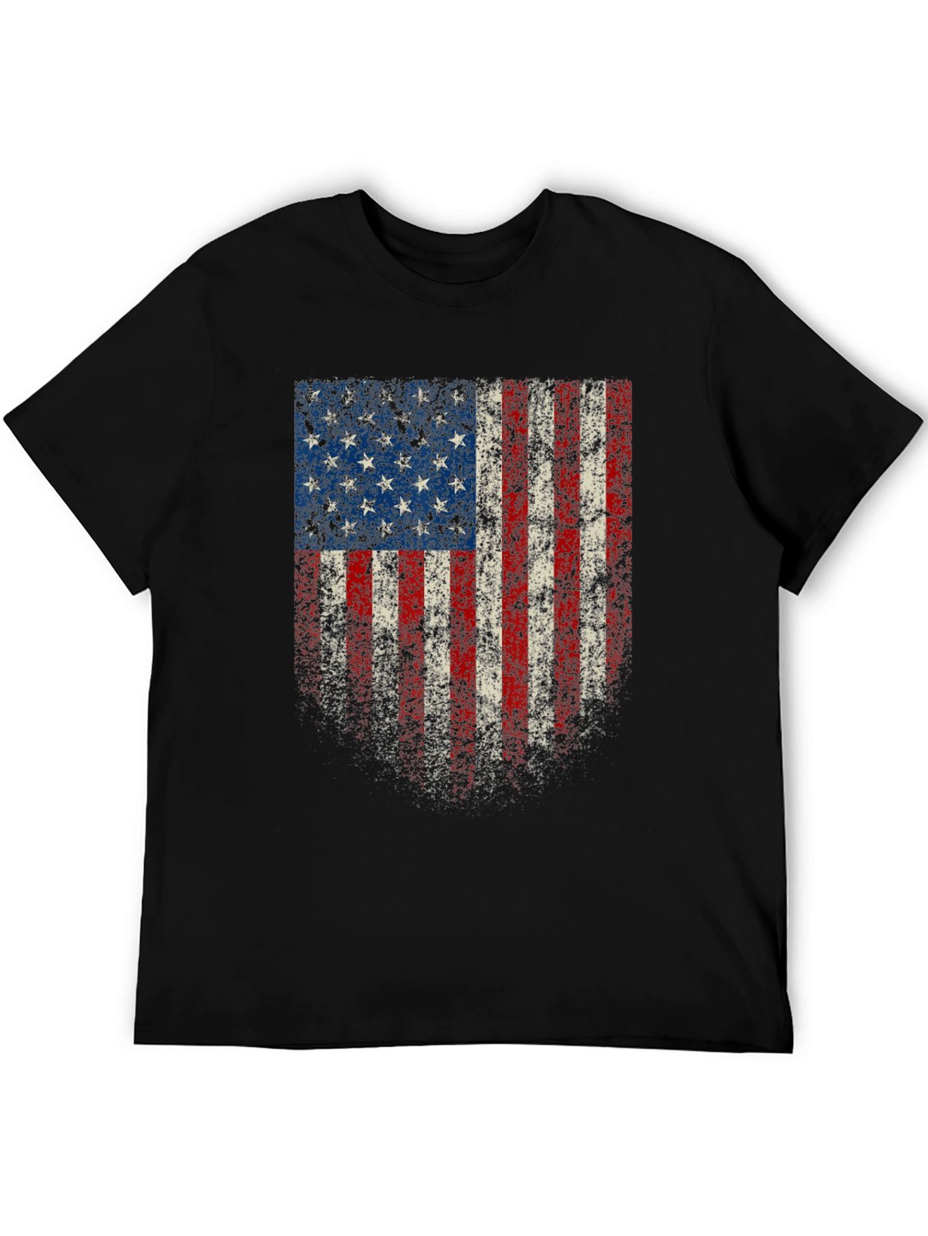 USA Flag Distressed T-Shirt