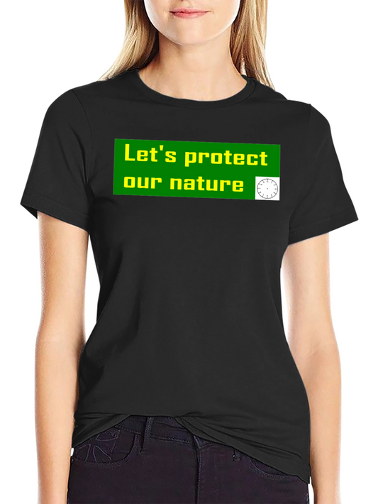 Eco-Friendly Protect Nature Graphic Tee
