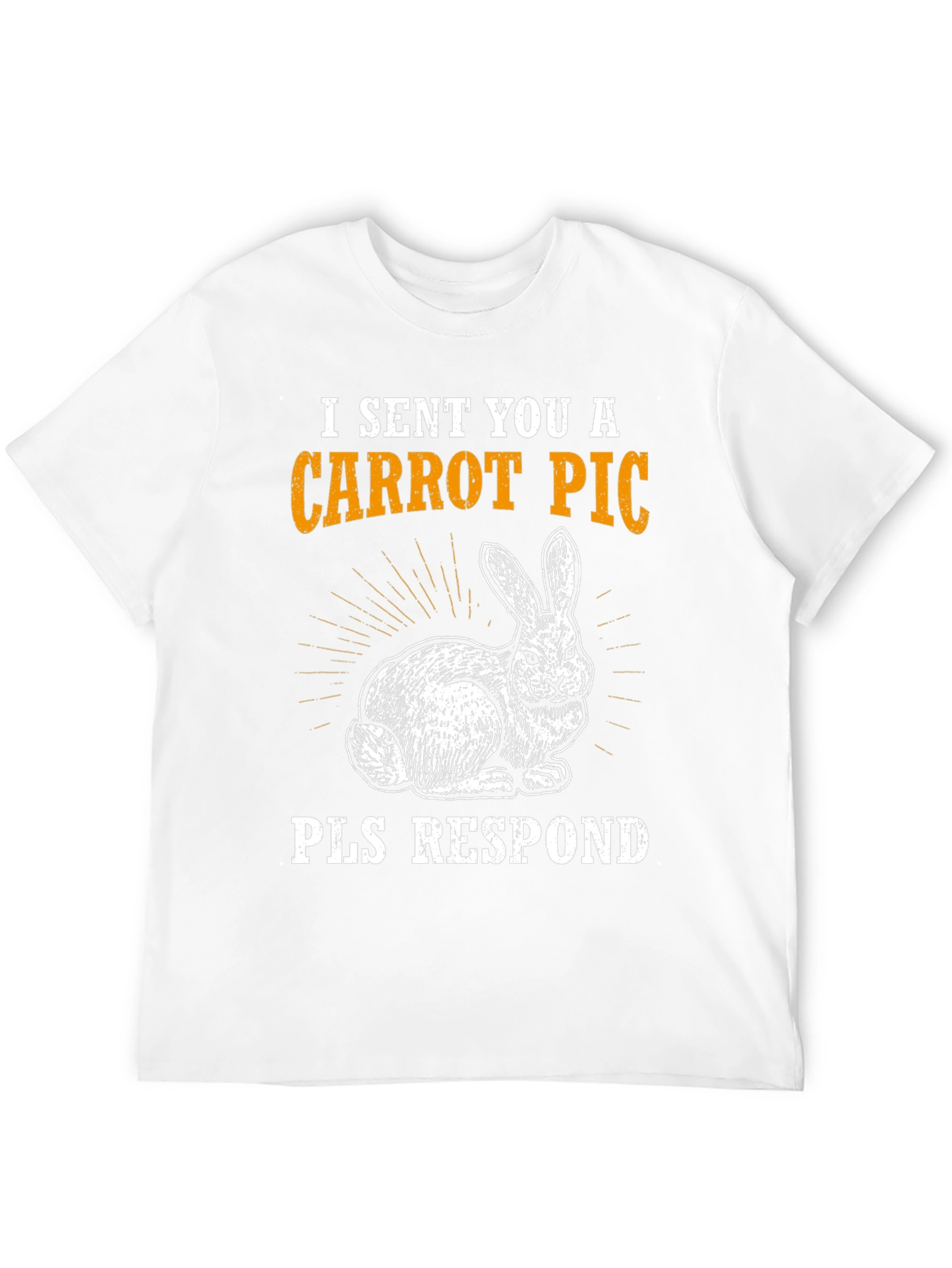 Carrot Pic Bunny Tee - Please Respond Funny T-Shirt