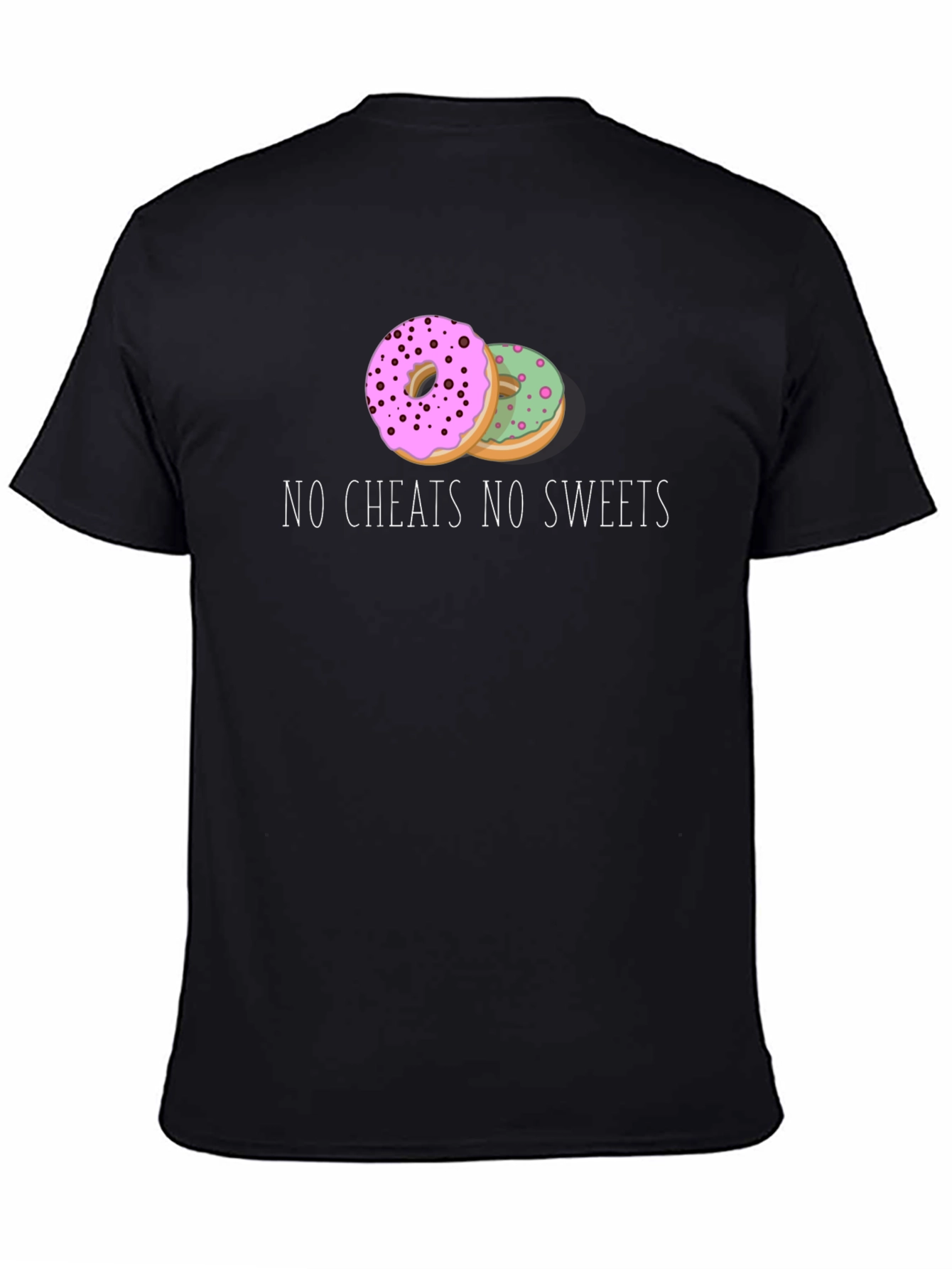 No Cheats No Sweets Donut Graphic Tee