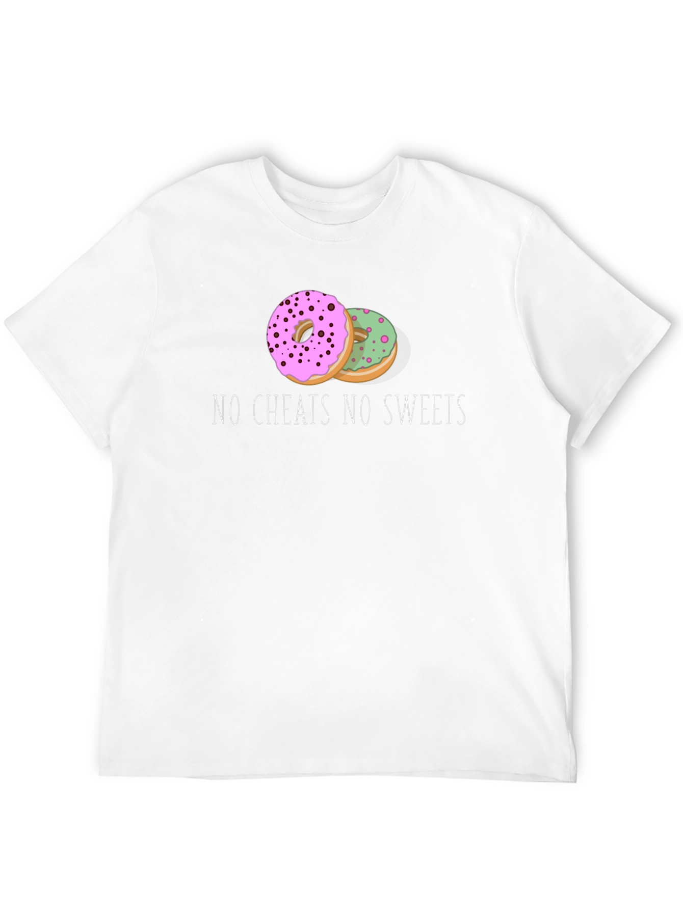 No Cheats No Sweets Donut Graphic Tee