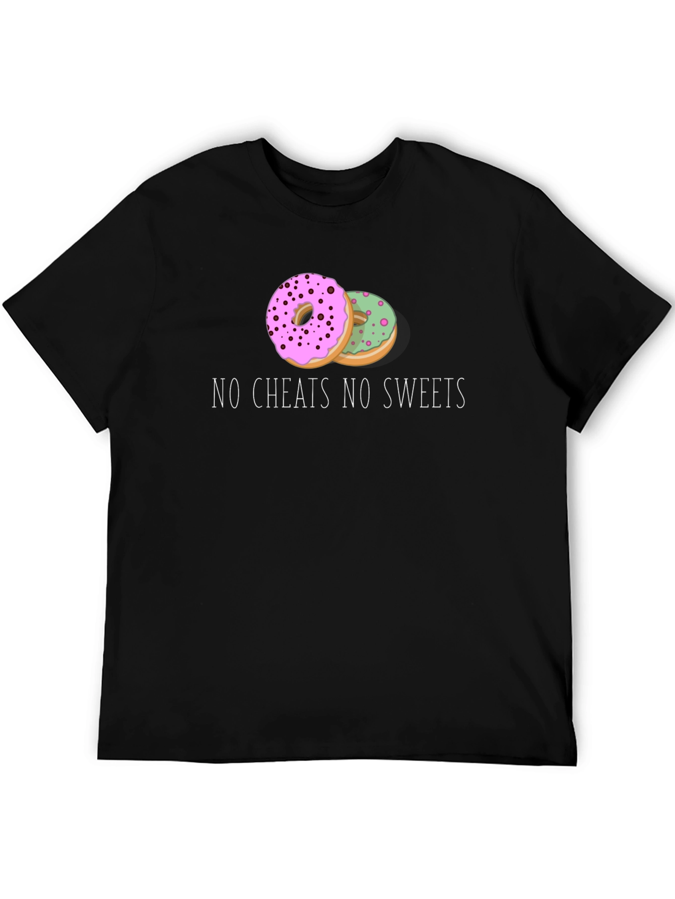 No Cheats No Sweets Donut Graphic Tee
