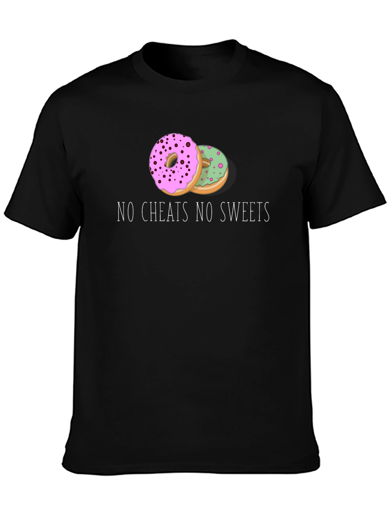 No Cheats No Sweets Donut Graphic Tee