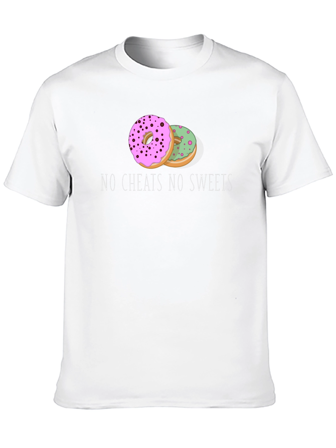 No Cheats No Sweets Donut Graphic Tee