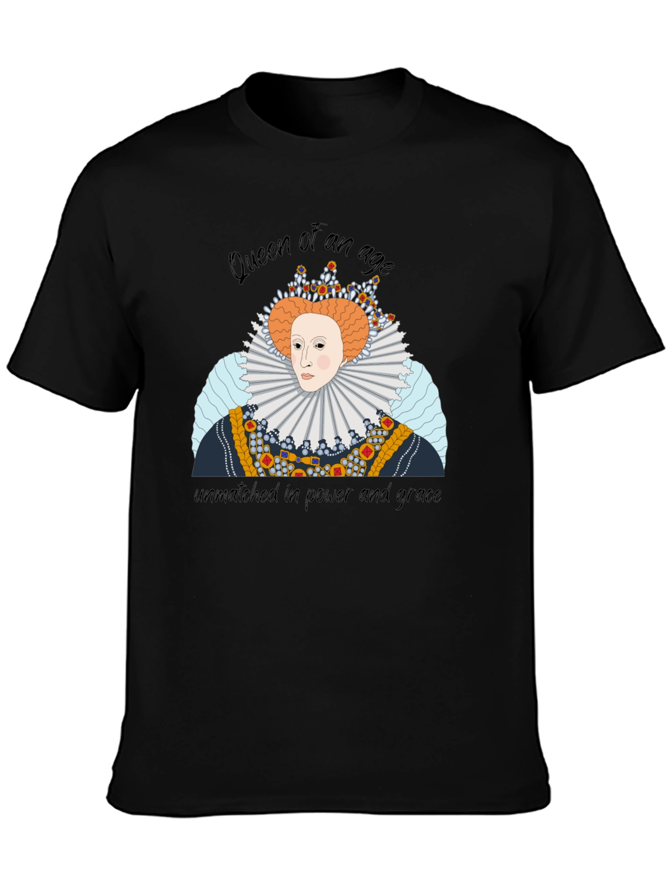 Queen Elizabeth Graphic T-Shirt - Royal Apparel