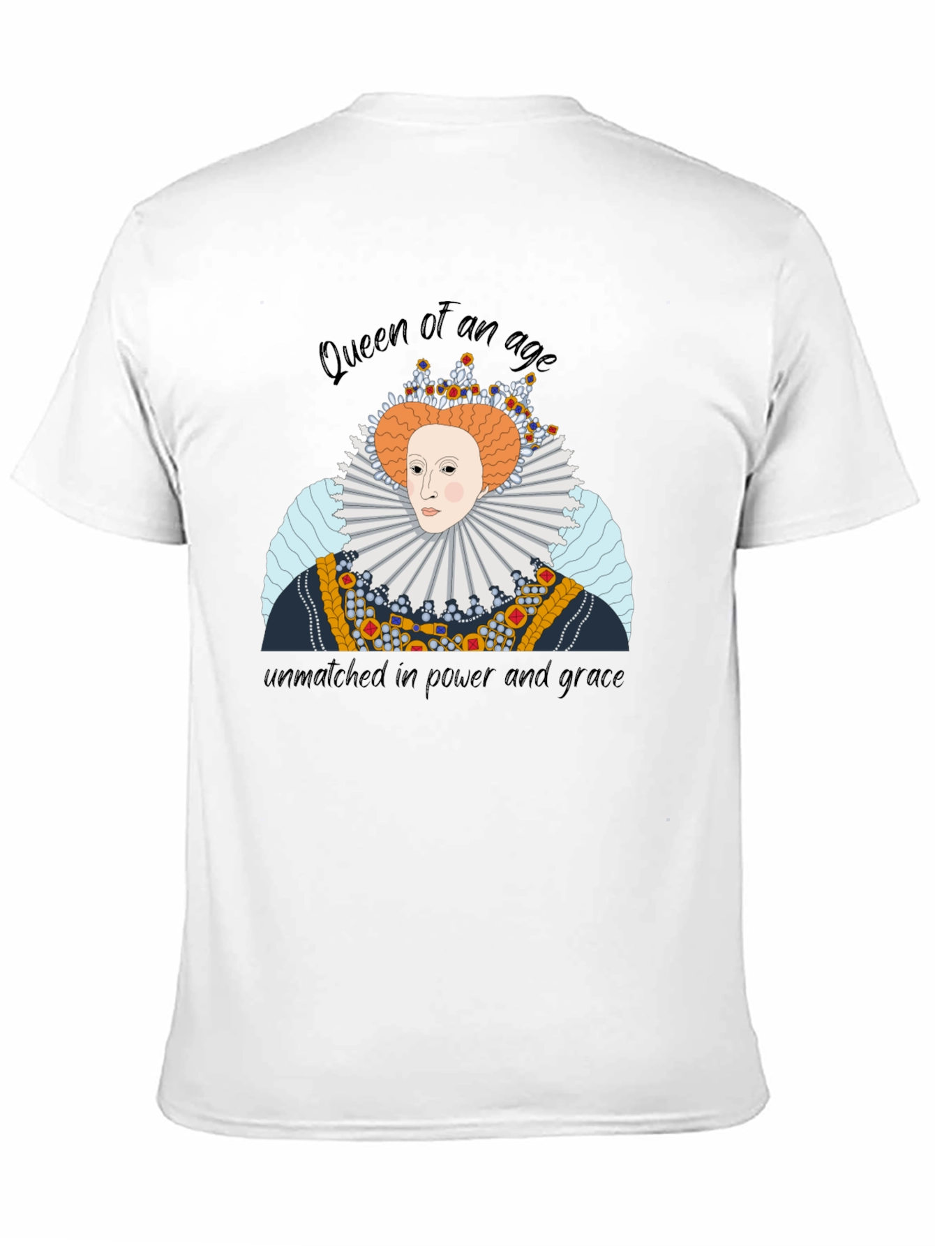 Queen Elizabeth Graphic T-Shirt - Royal Apparel
