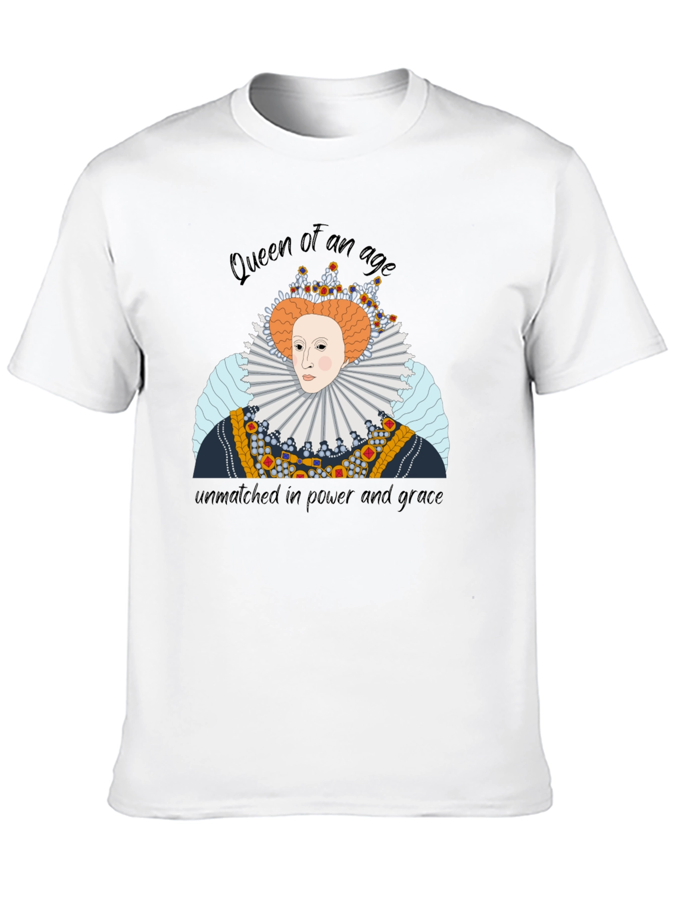 Queen Elizabeth Graphic T-Shirt - Royal Apparel