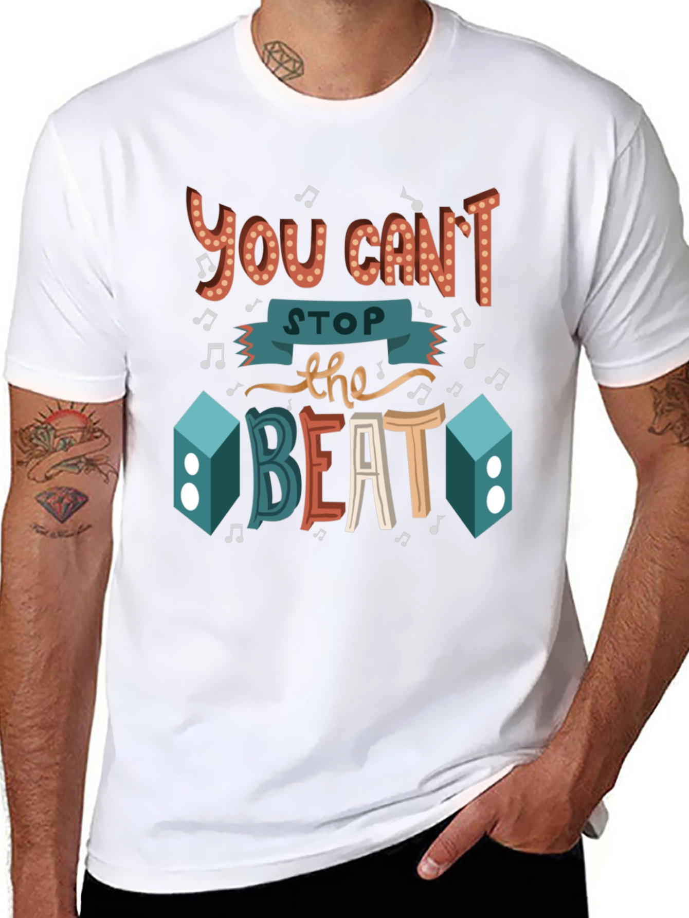 You Cant Stop the Beat Graphic T-Shirt