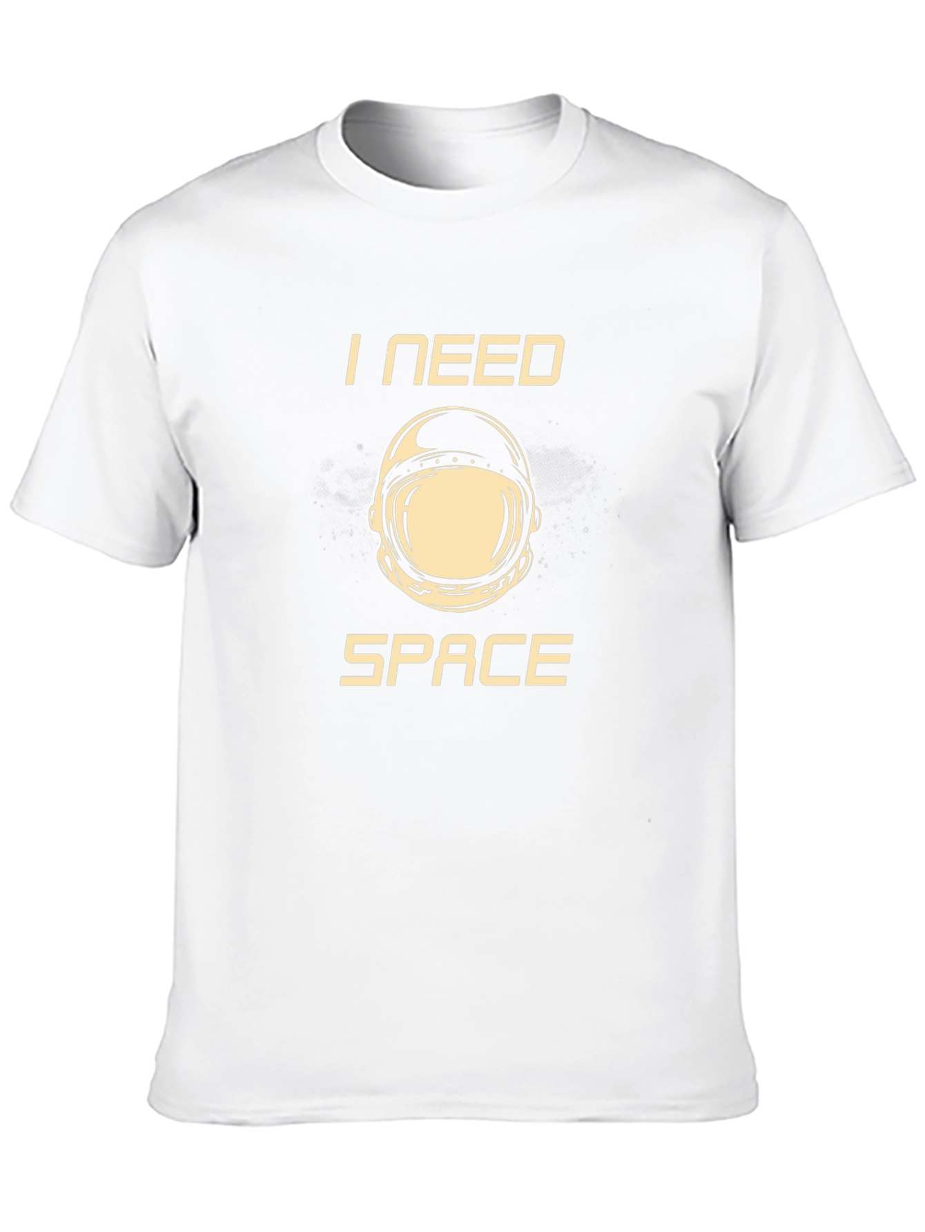 I Need Space T-Shirt - Astronaut Helmet Graphic Tee