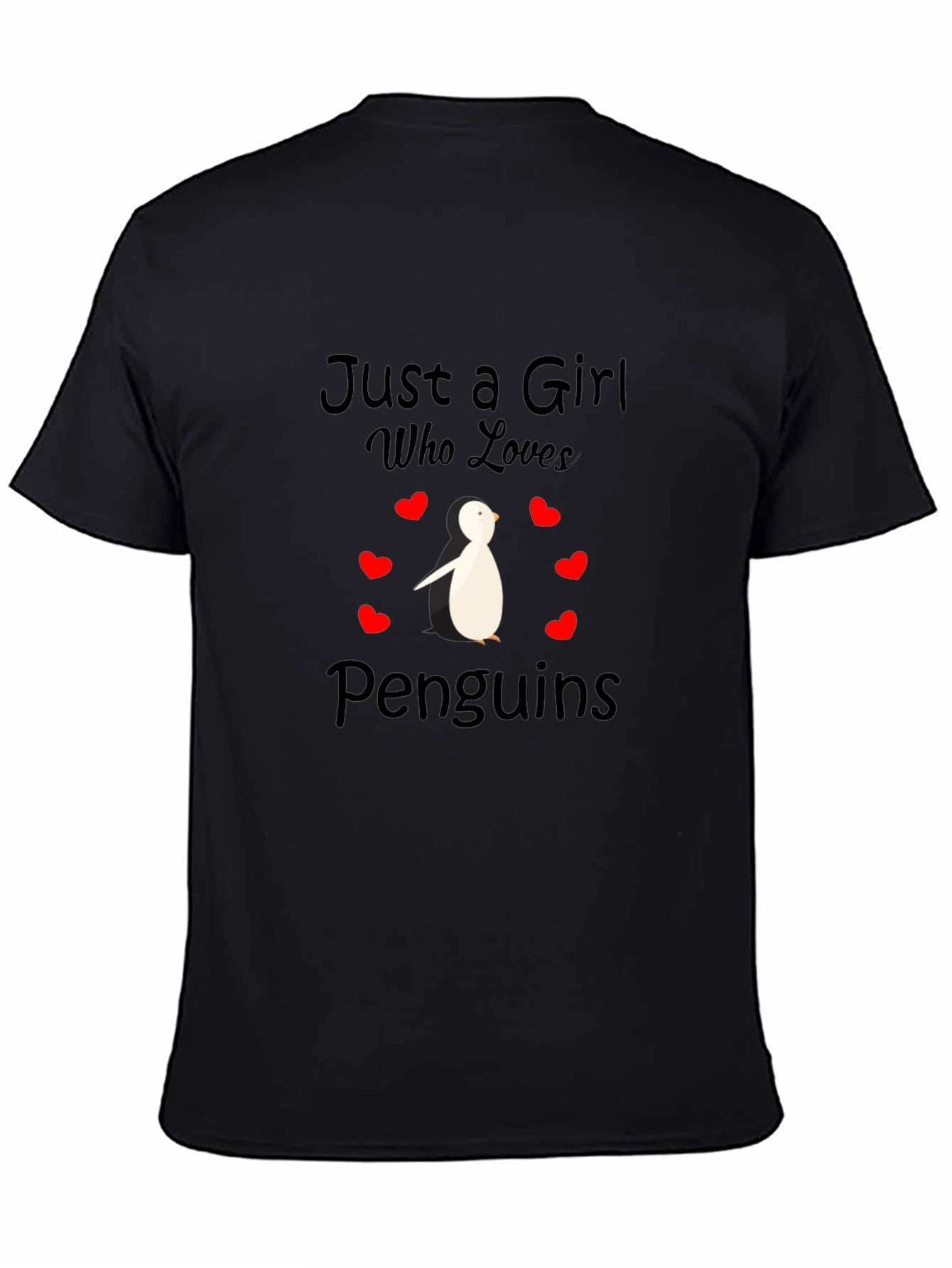 Just A Girl Who Loves Penguins T-Shirt