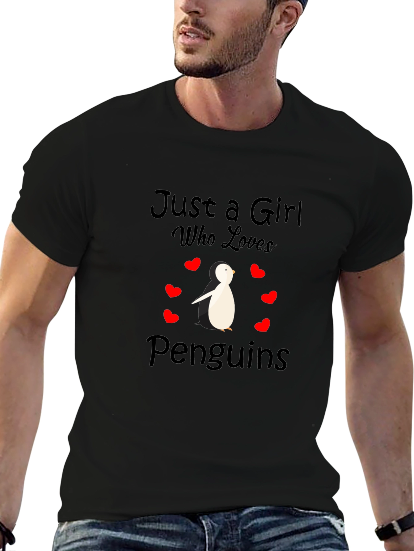 Just A Girl Who Loves Penguins T-Shirt