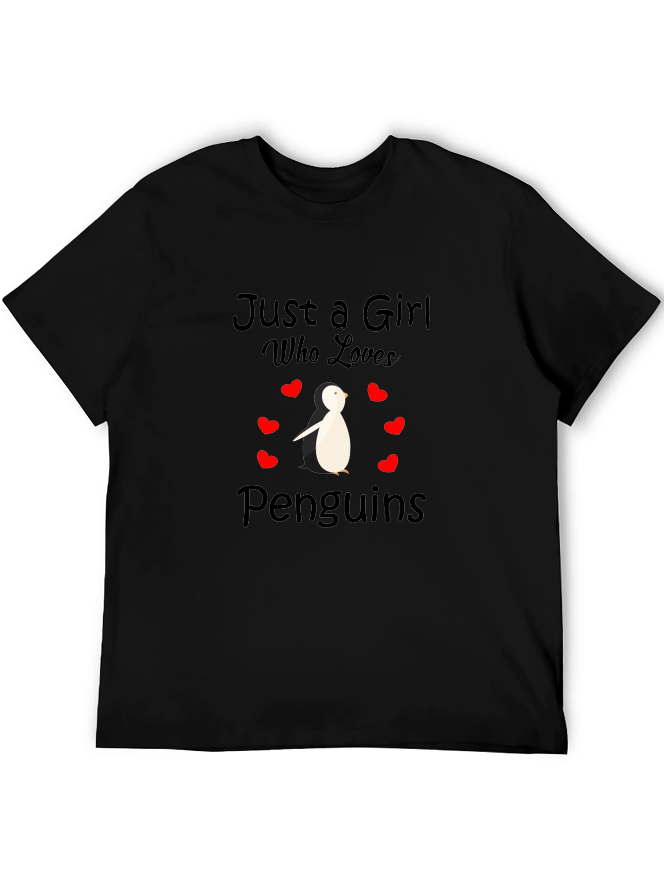 Just A Girl Who Loves Penguins T-Shirt