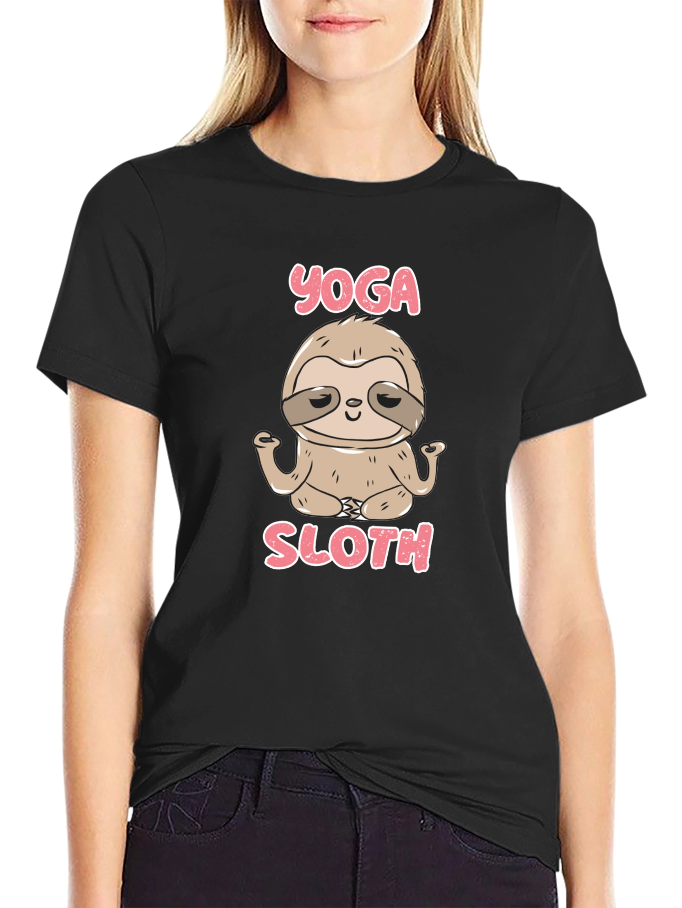 Yoga Sloth T-Shirt - Meditating Sloth Tee