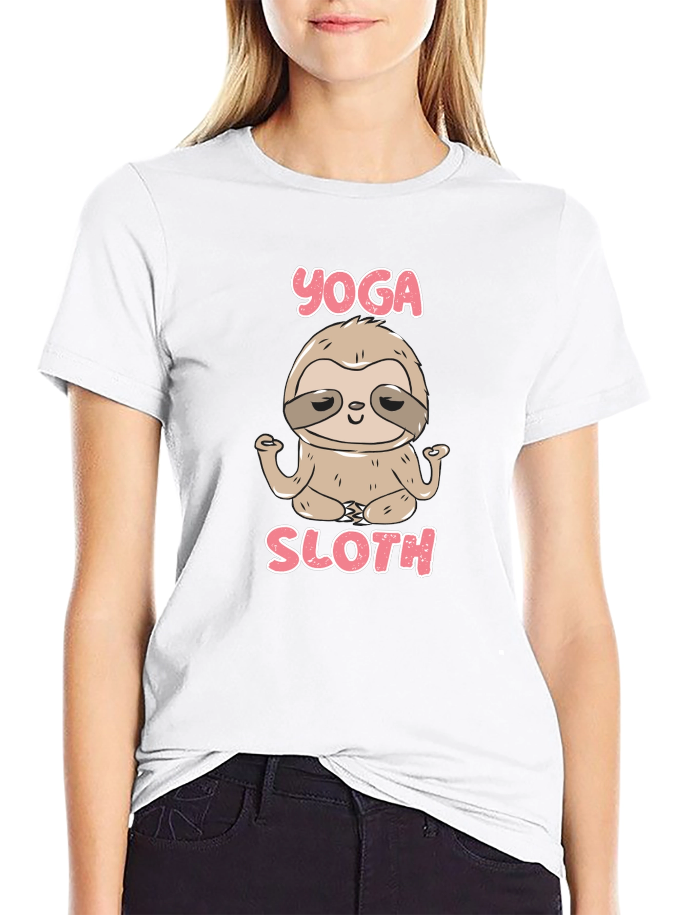 Yoga Sloth T-Shirt - Meditating Sloth Tee