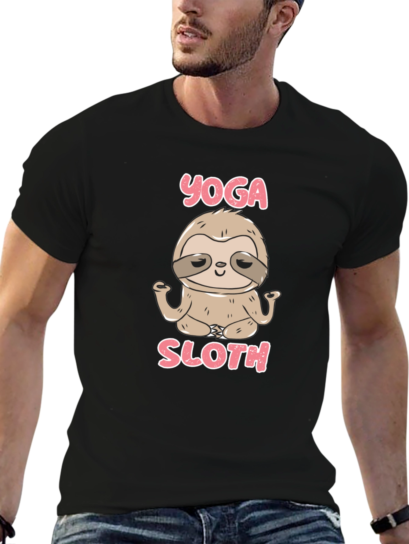 Yoga Sloth T-Shirt - Meditating Sloth Tee