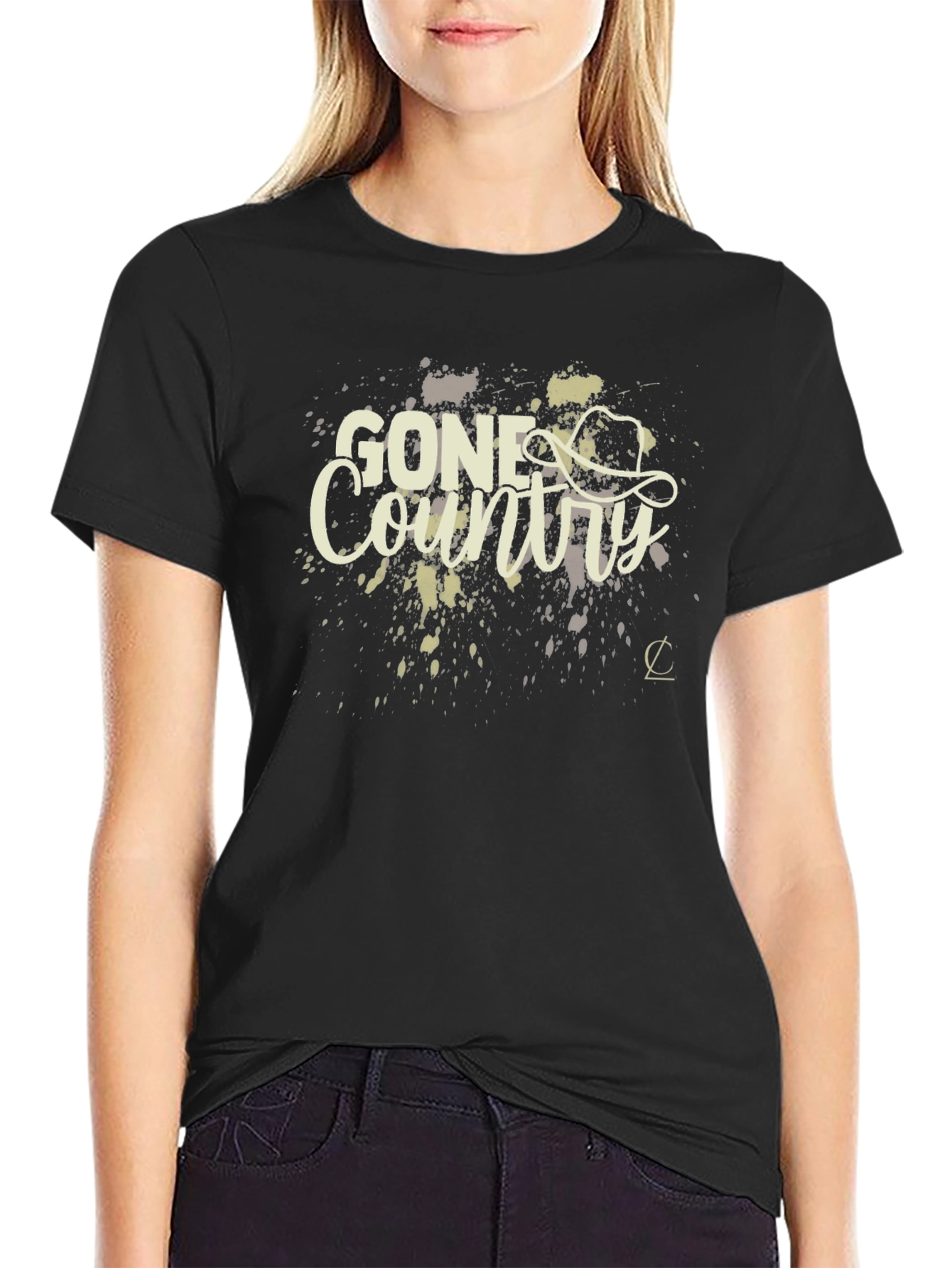 Gone Country Graphic Tee - Trendy Cowboy Style