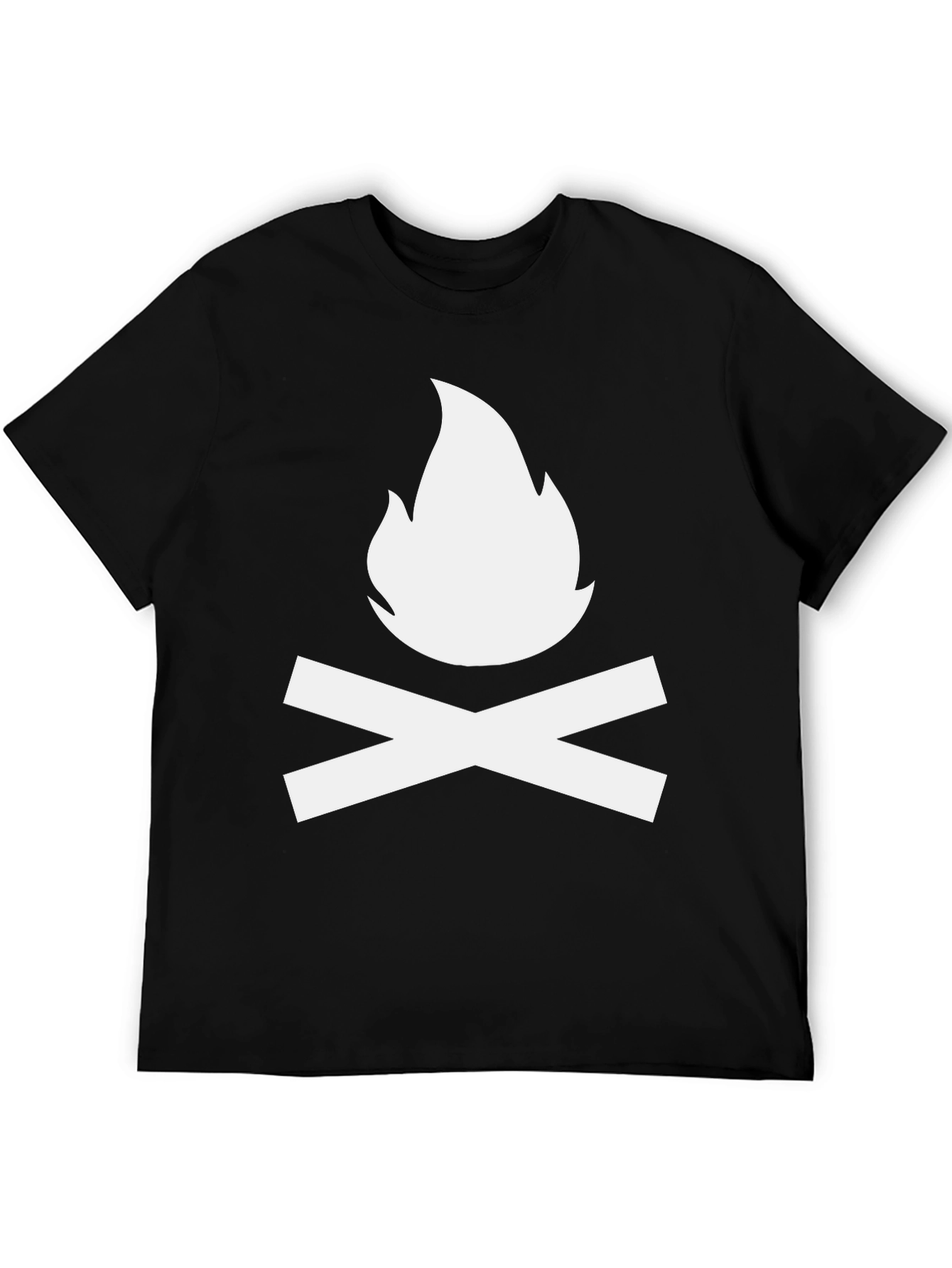 Campfire Graphic T-Shirt - Soft Cotton Blend