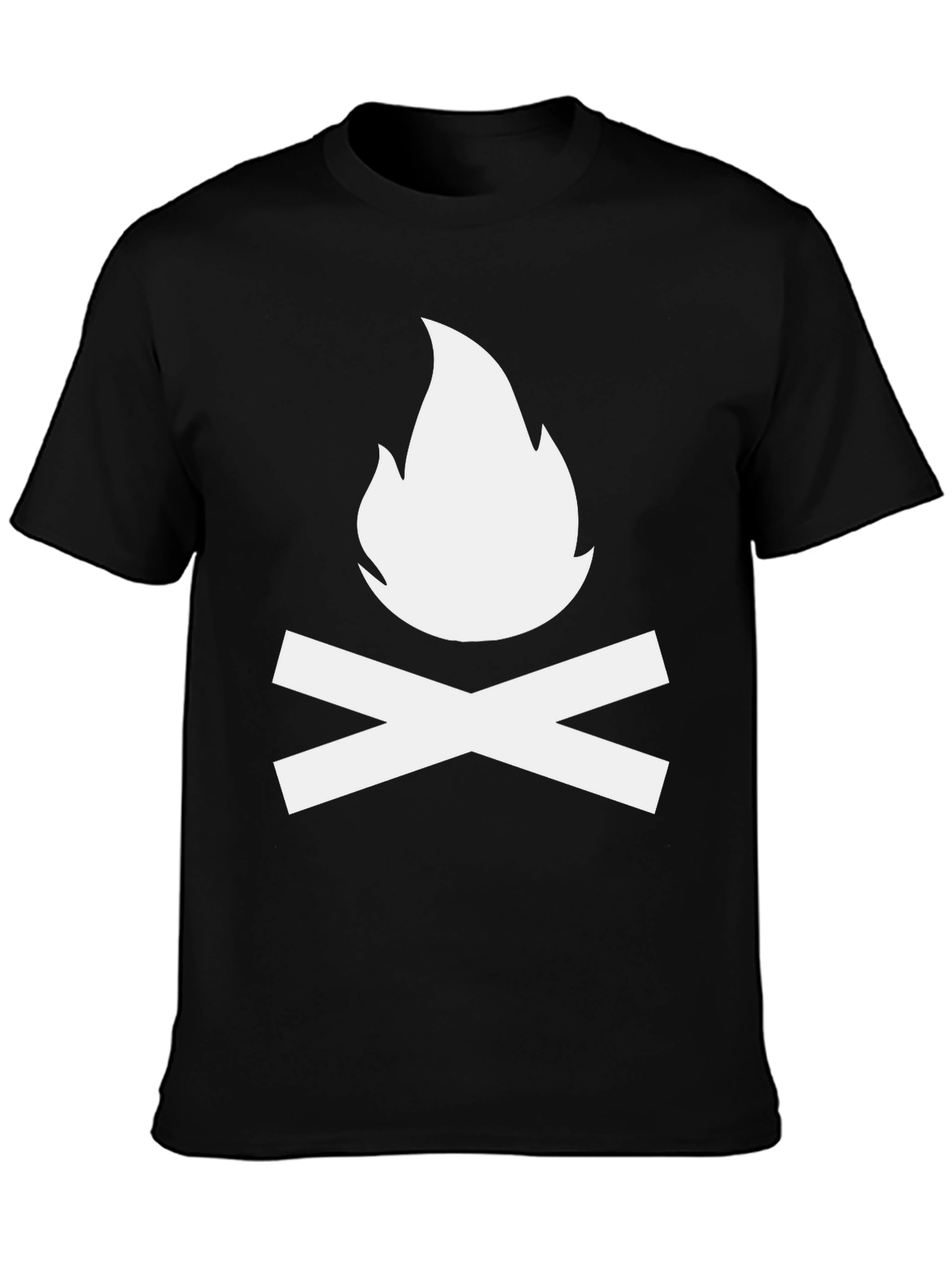 Campfire Graphic T-Shirt - Soft Cotton Blend