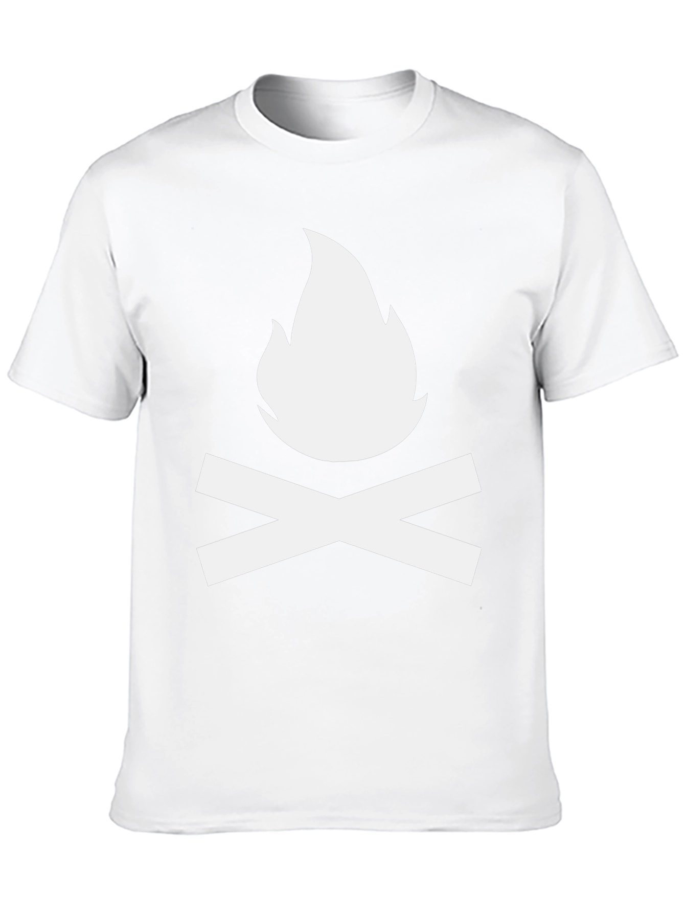 Campfire Graphic T-Shirt - Soft Cotton Blend