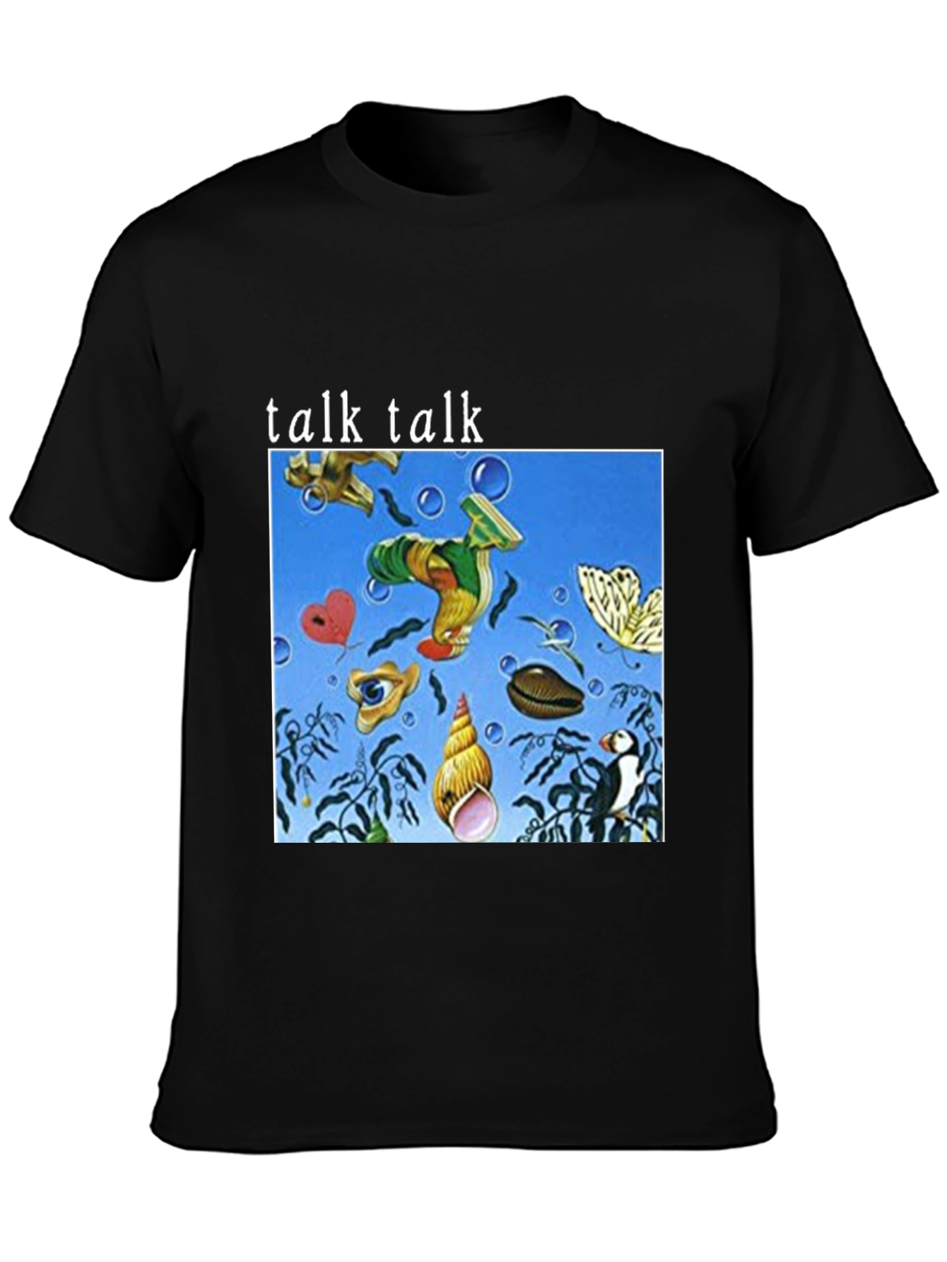 Talk Talk Album Art Black T-Shirt - Unique Design