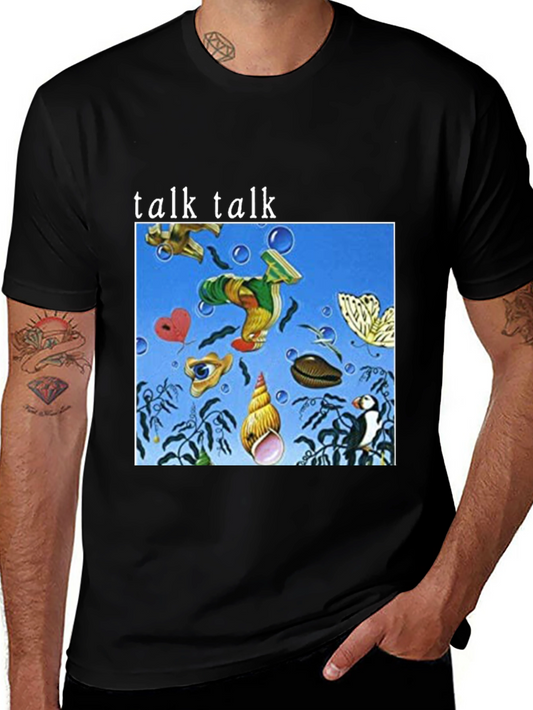 Talk Talk Album Art Black T-Shirt - Unique Design
