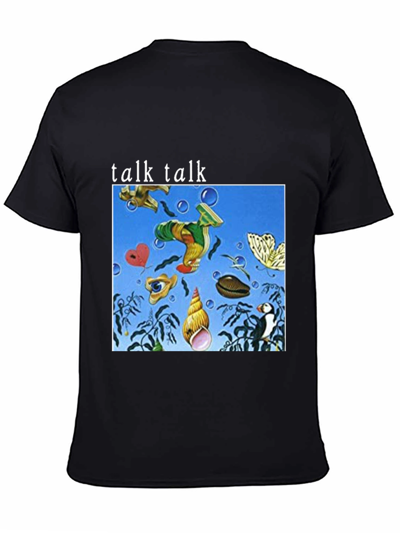 Talk Talk Album Art Black T-Shirt - Unique Design