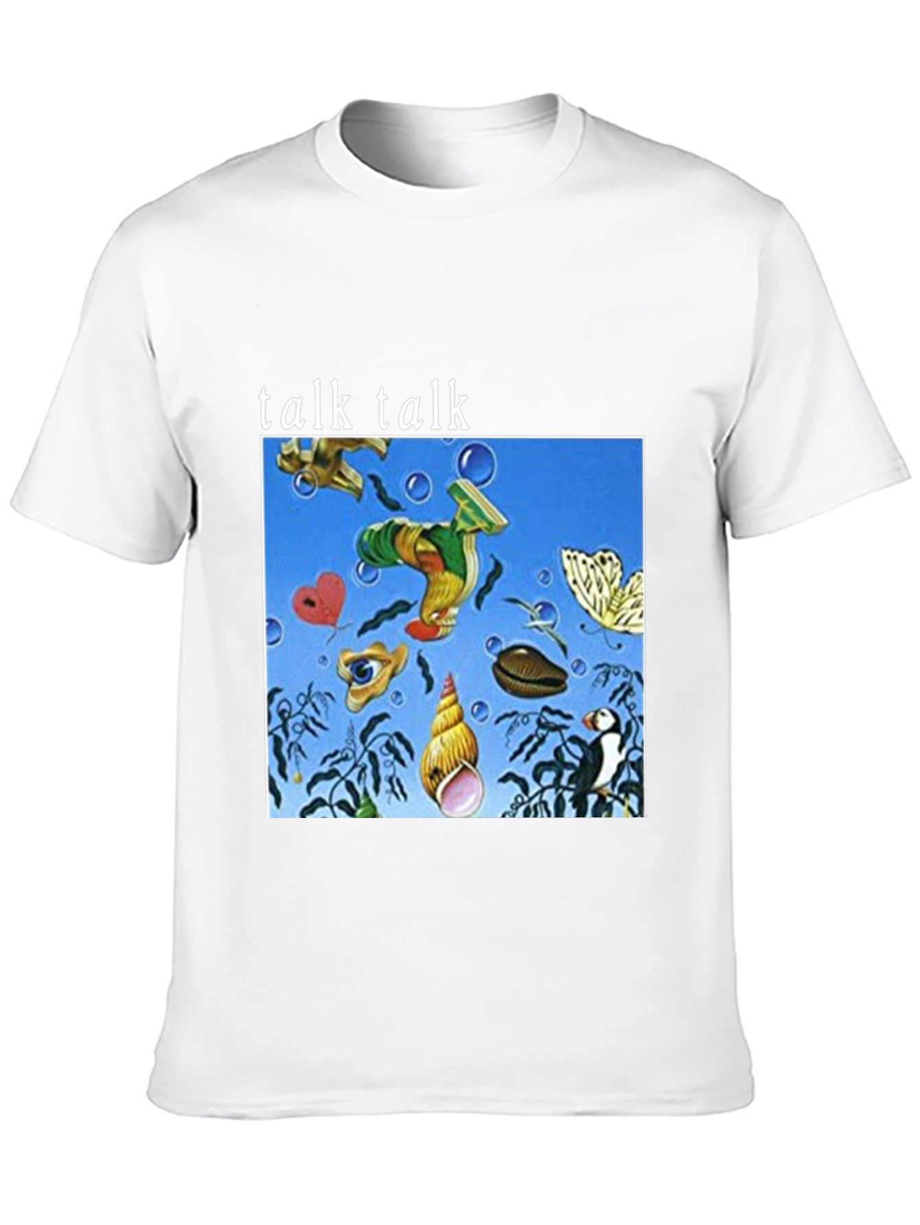 Talk Talk Album Art Black T-Shirt - Unique Design