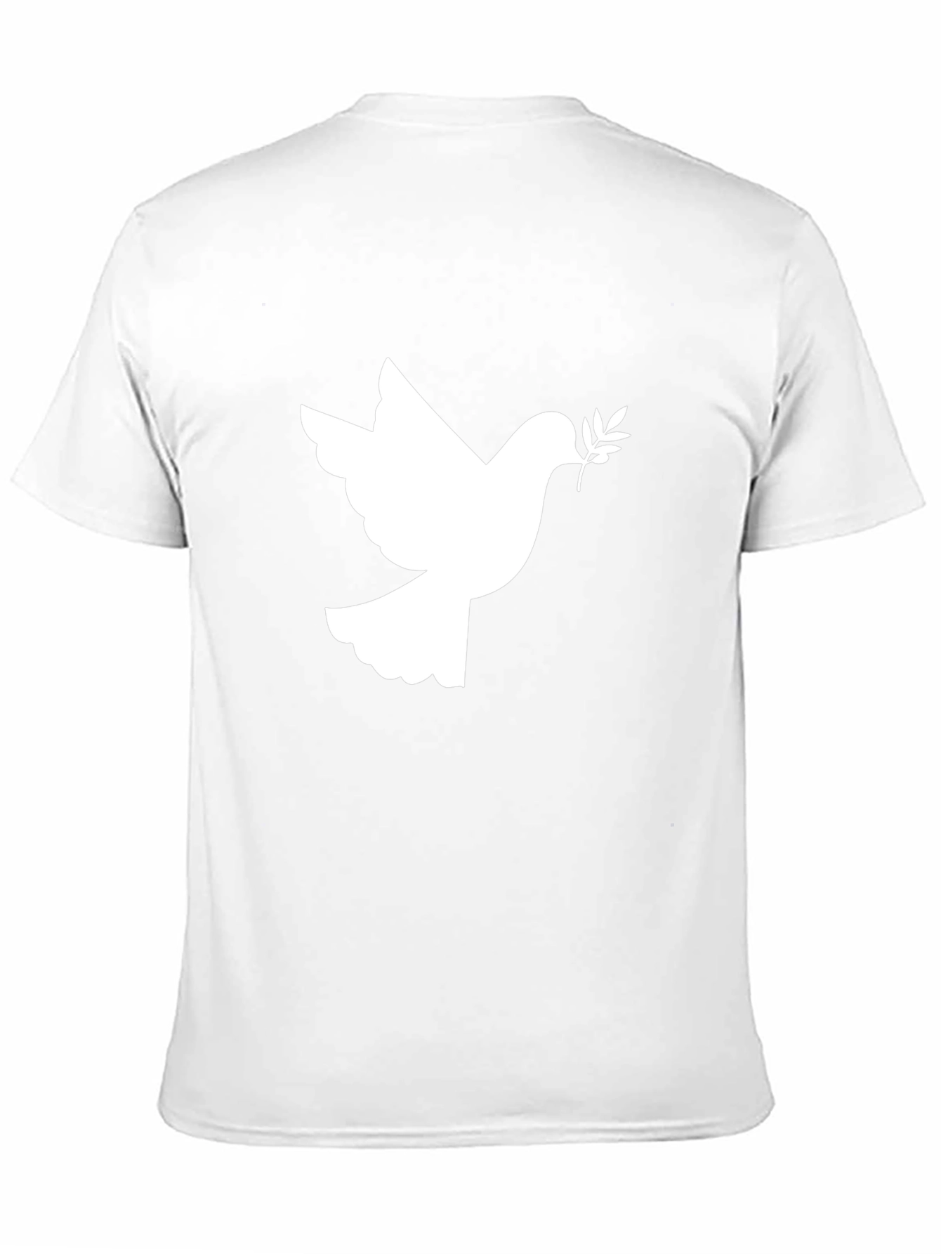 Peace Dove Graphic Tee - Stylish Black Cotton T-Shirt