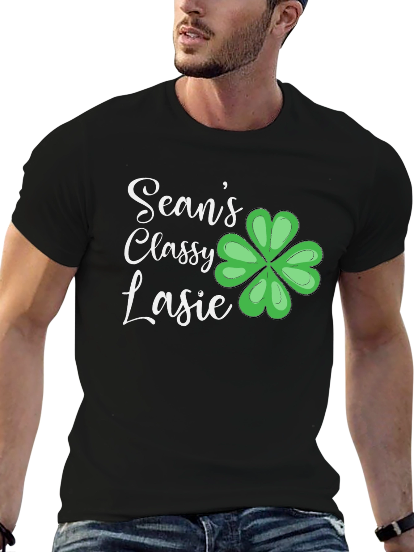 Seans Classy Lassie Shamrock T-Shirt