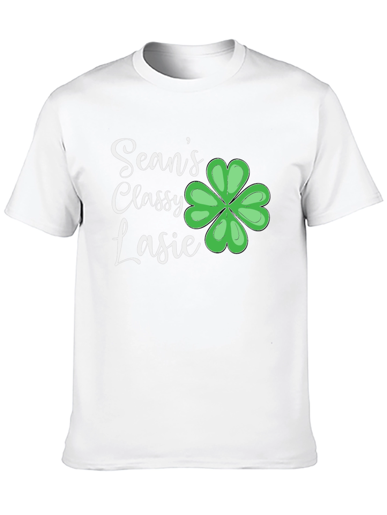 Seans Classy Lassie Shamrock T-Shirt