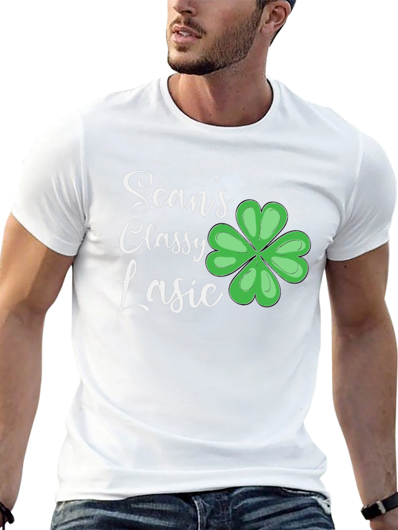 Seans Classy Lassie Shamrock T-Shirt