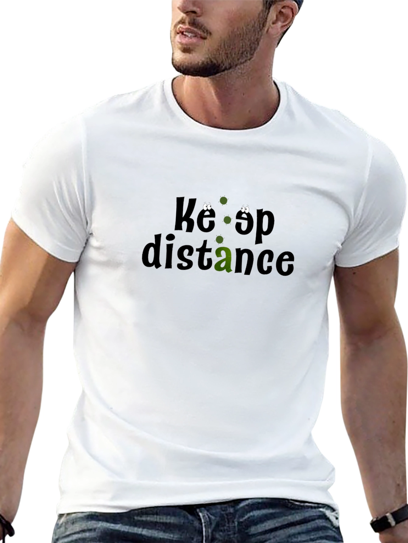Keep Distance T-Shirt - Funny Social Distancing Tee