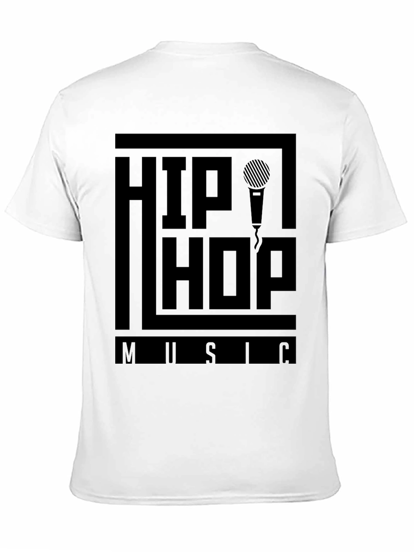 Hip Hop Music T-Shirt - Black Graphic Tee