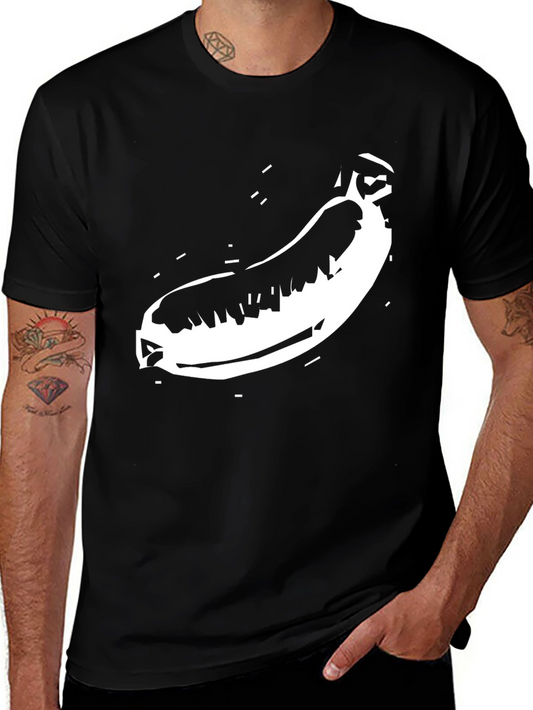 Banana Graphic Black T-Shirt - Modern Style