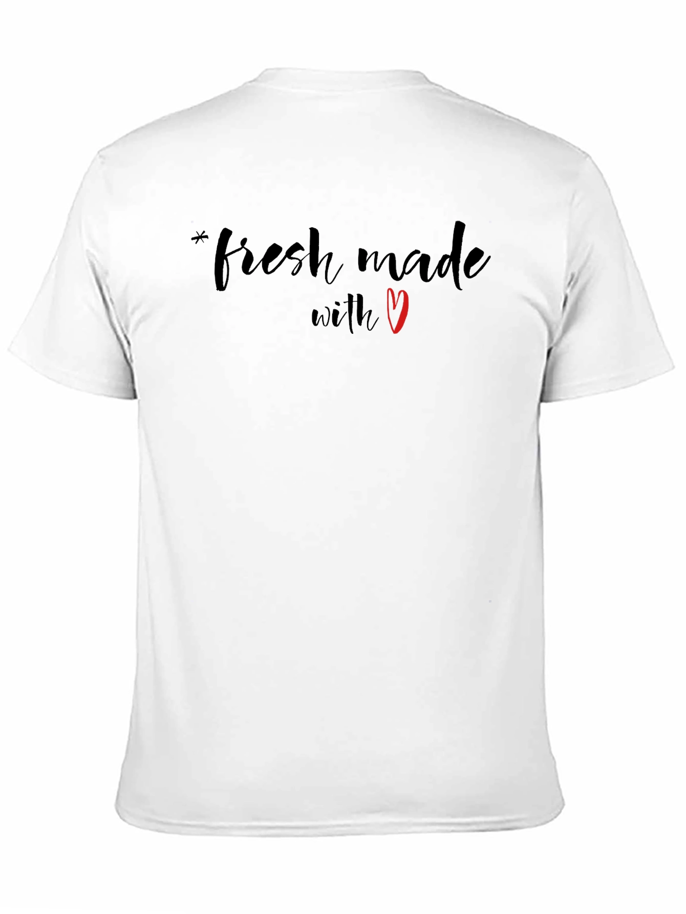 Fresh Made With Love Black Tee