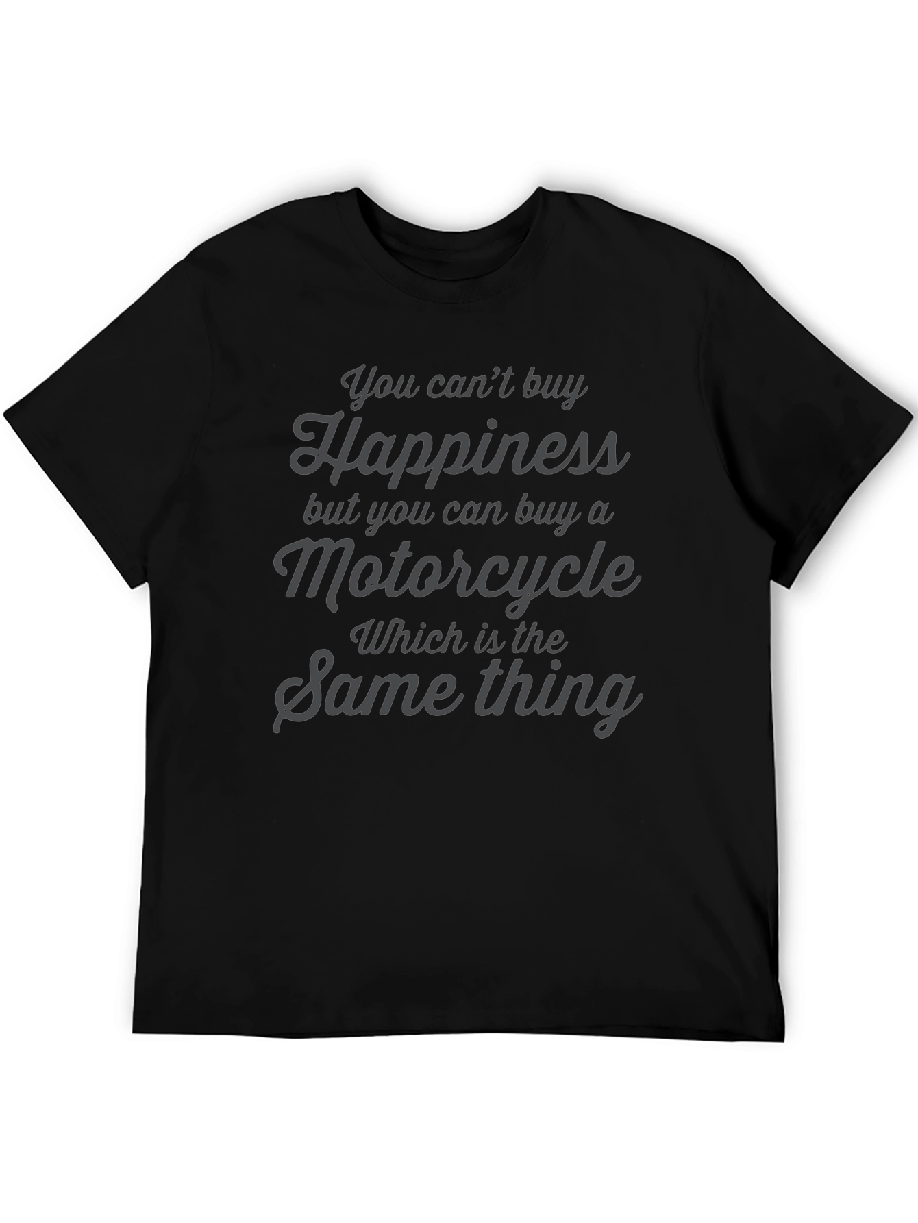 Motorcycle Happiness Graphic Tee