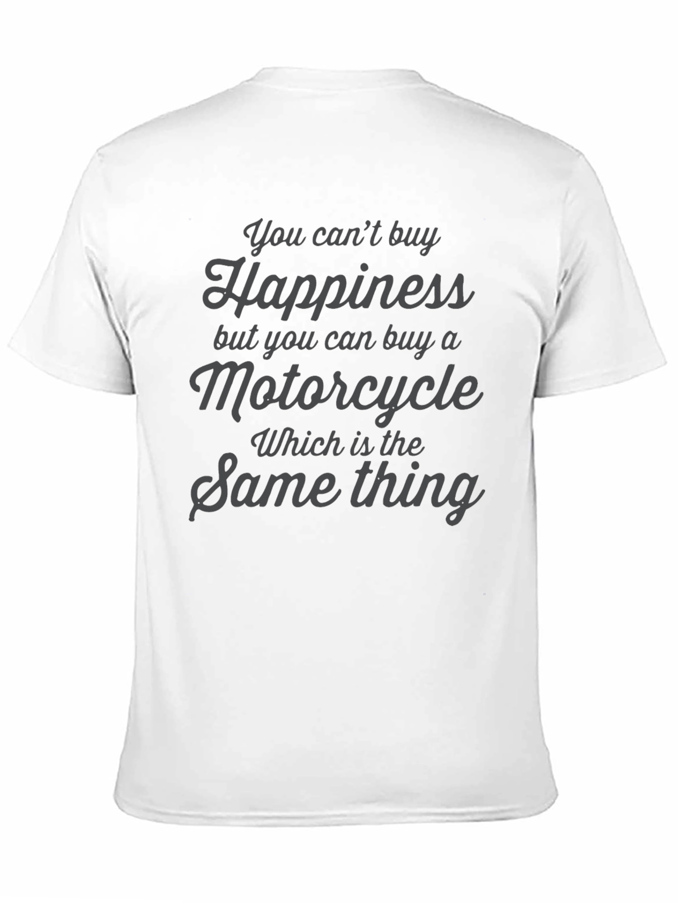 Motorcycle Happiness Graphic Tee