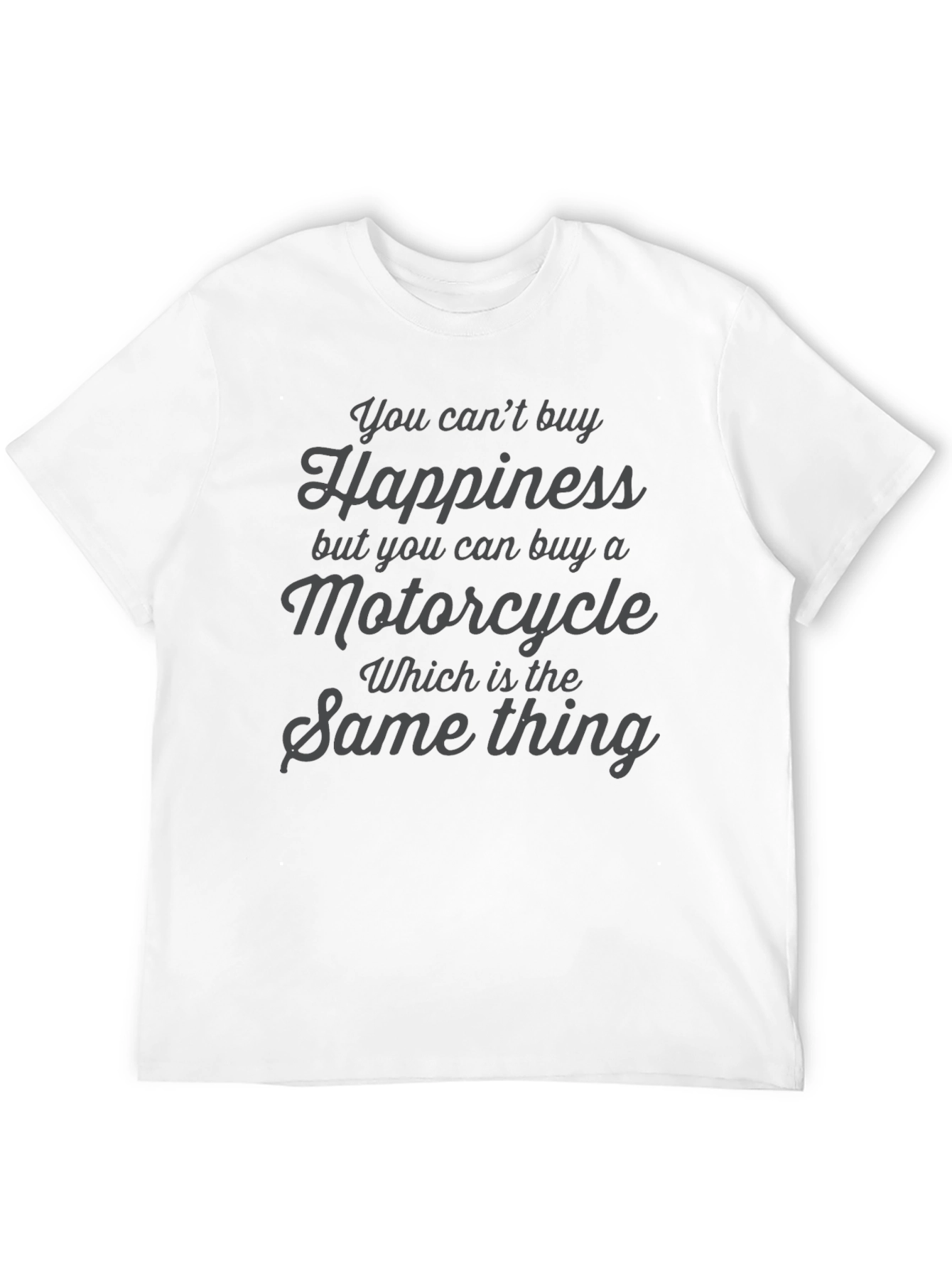 Motorcycle Happiness Graphic Tee