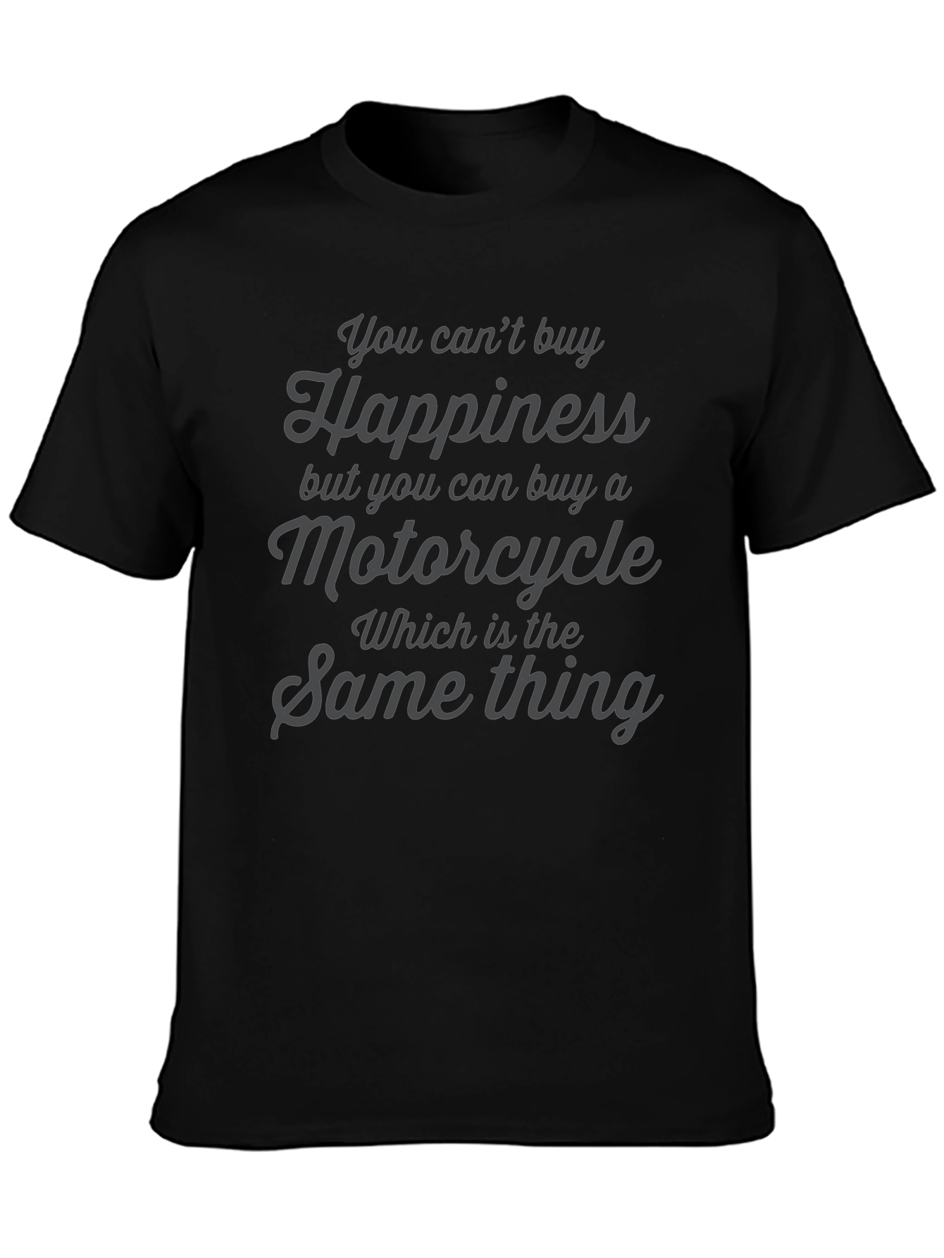 Motorcycle Happiness Graphic Tee