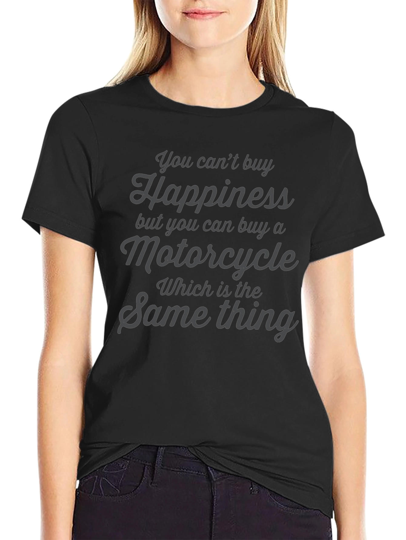 Motorcycle Happiness Graphic Tee