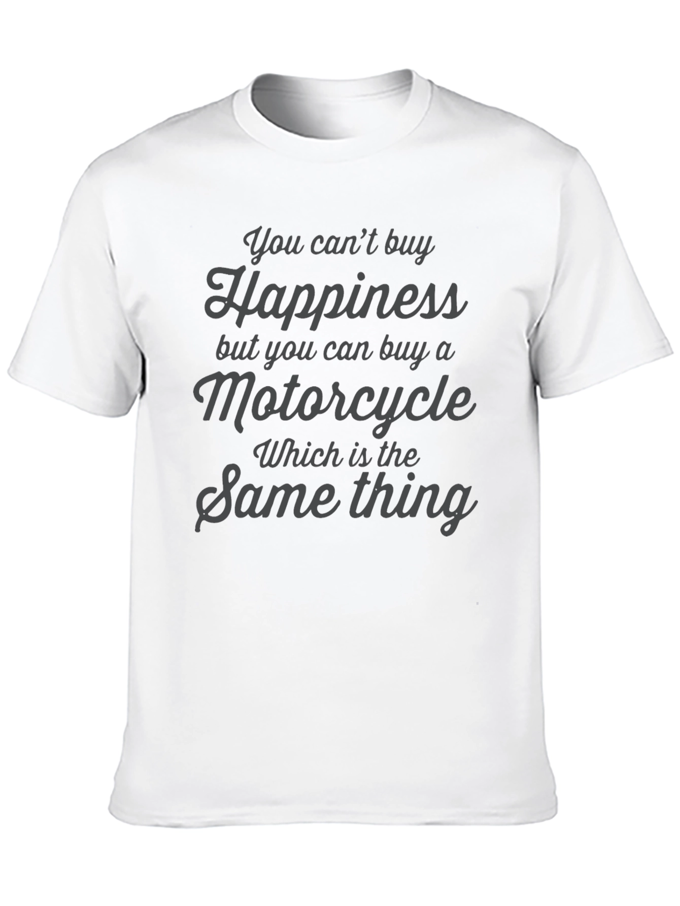 Motorcycle Happiness Graphic Tee